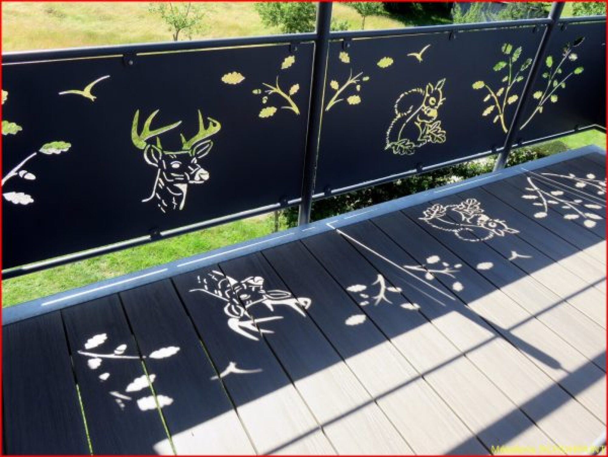 Motif élaboré dans plaque Alu : Option