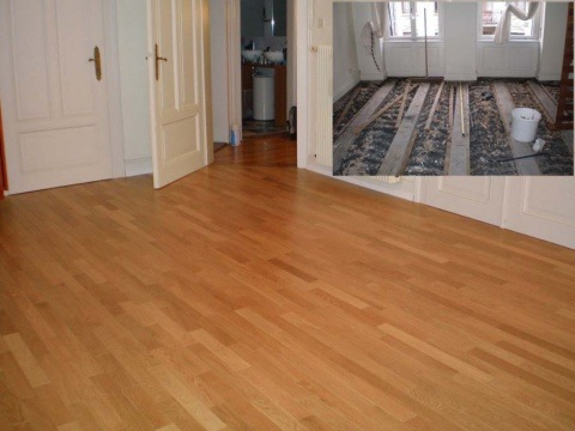 Parquet : pose collée