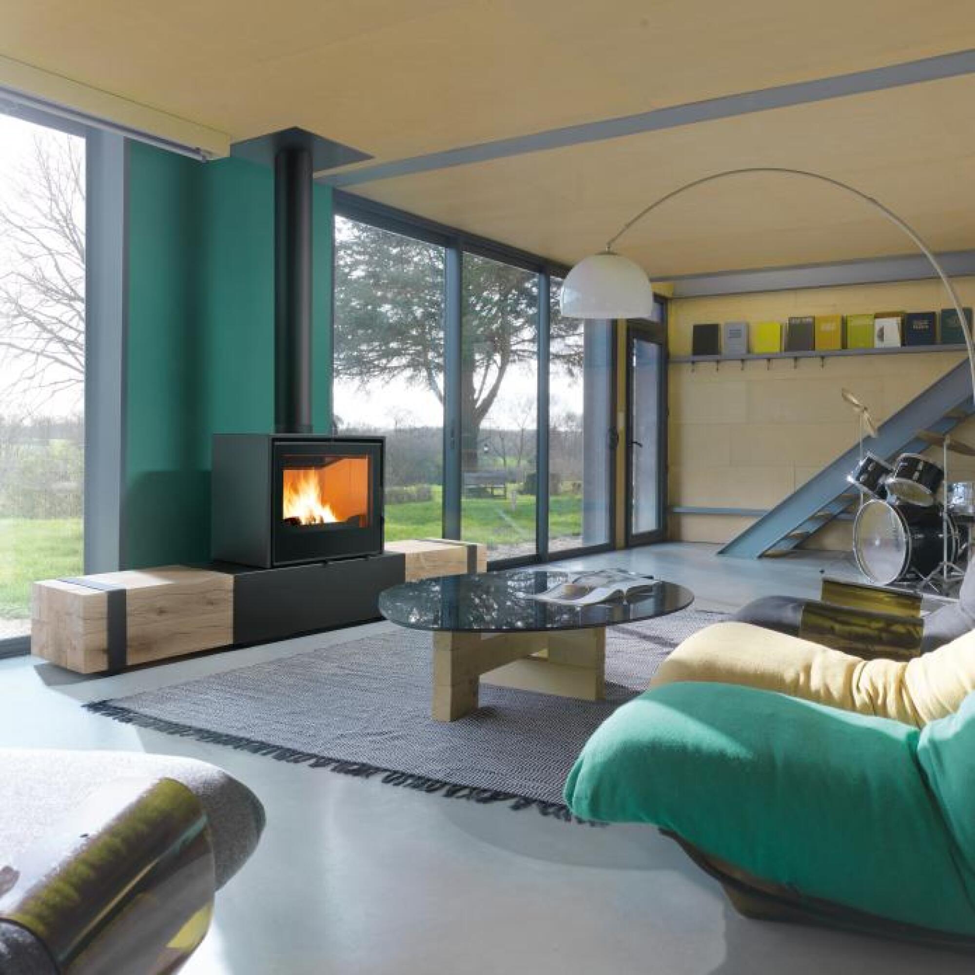 Poêle aux bois bûche AXIS – PO800SF