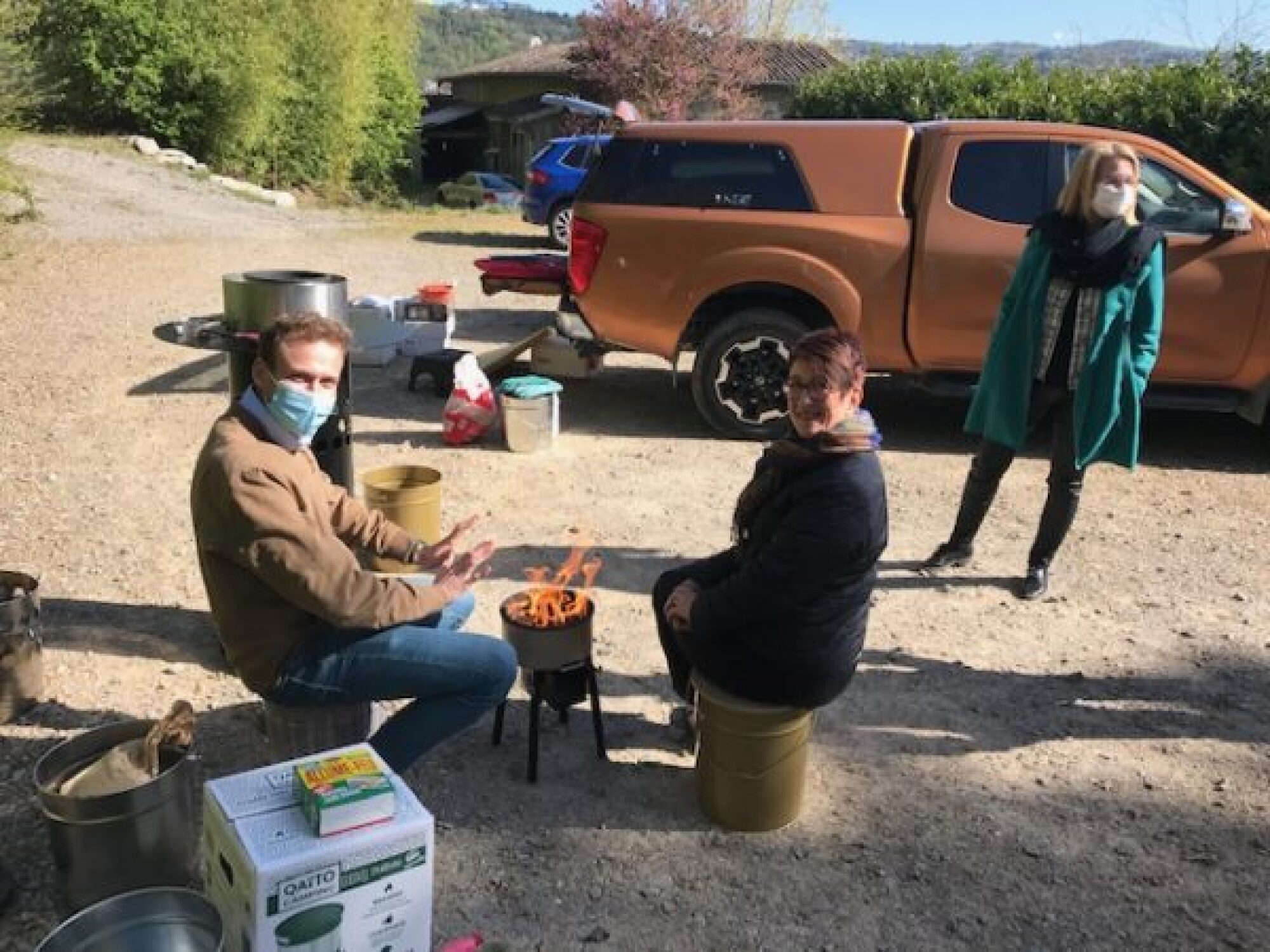 Brasero et plancha outdoor QAITO CAMPING