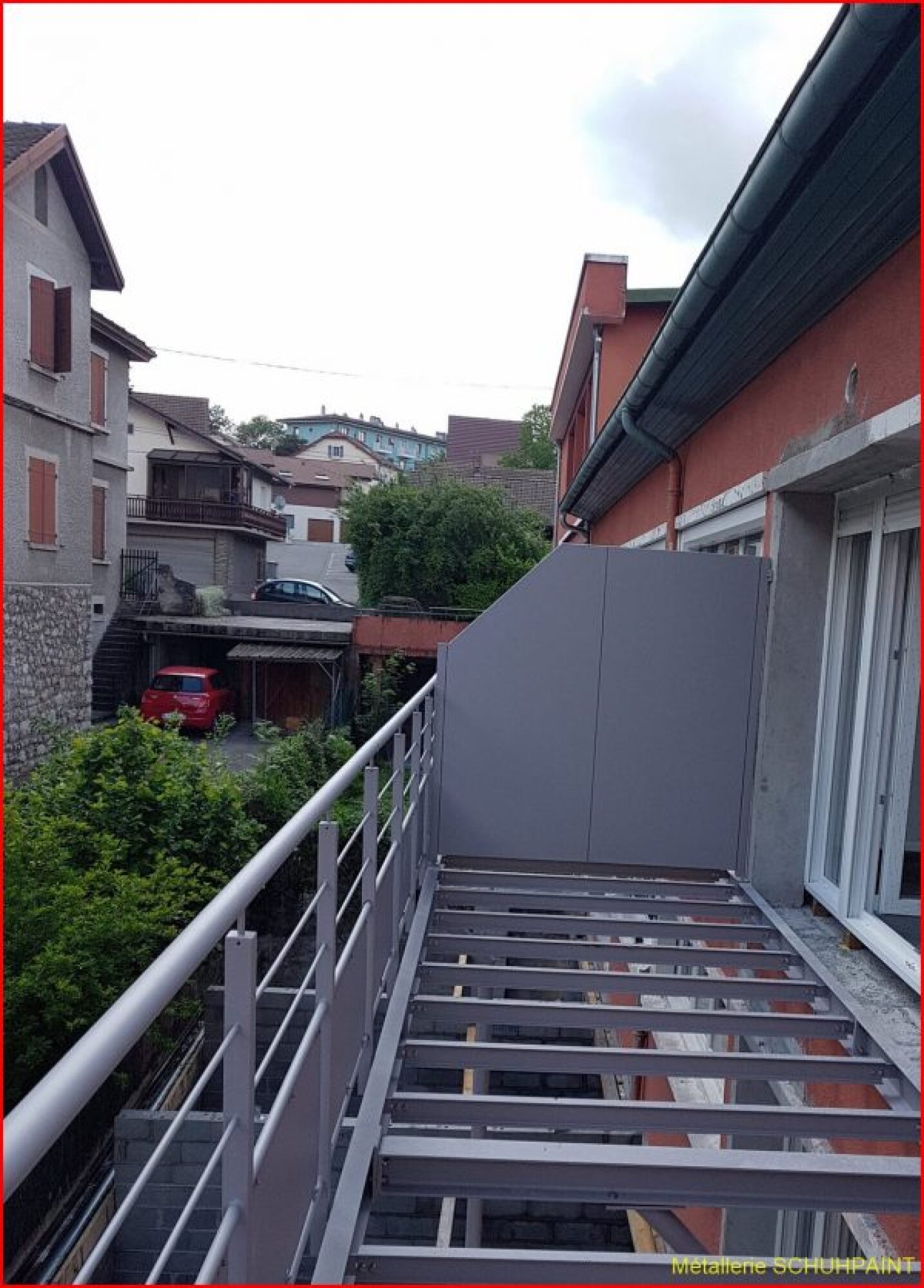 Terrasse sur pilotis standard sans sol : Option