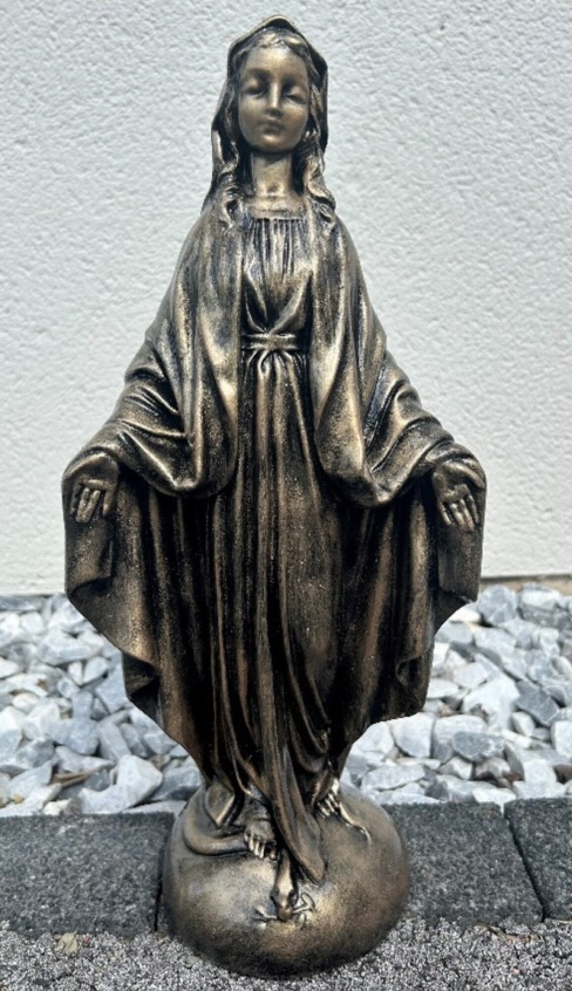 Vierge Bronze / Marbrite