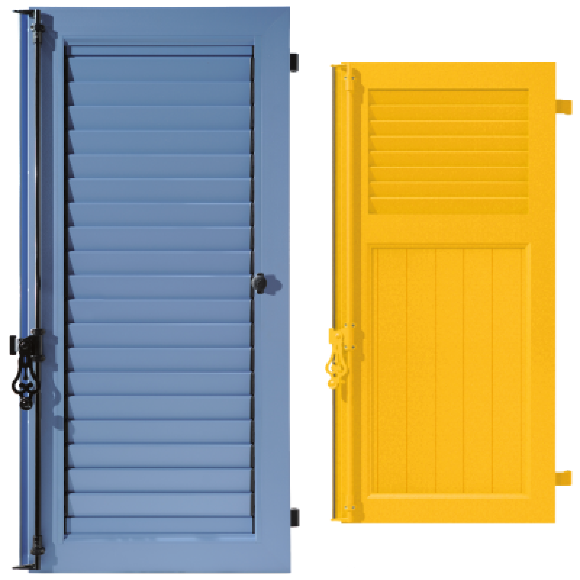 Volet battant en aluminium