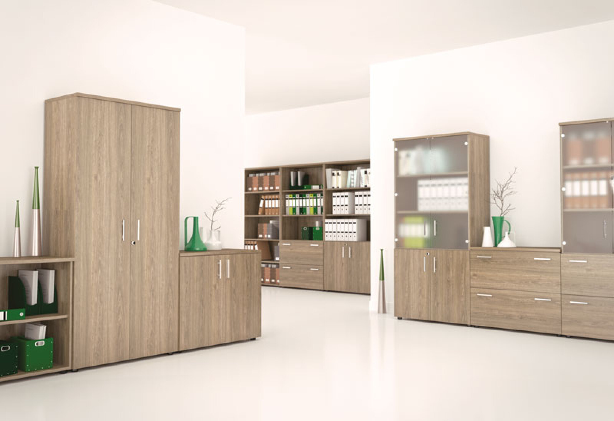 Armoire mi-haute h113 x l100 cm