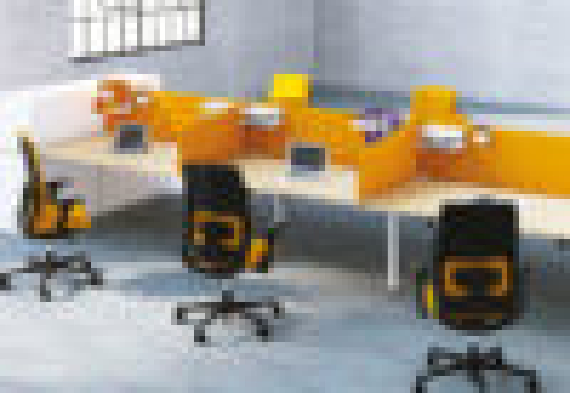 Bac double métallique suspendu sur panneau écrans