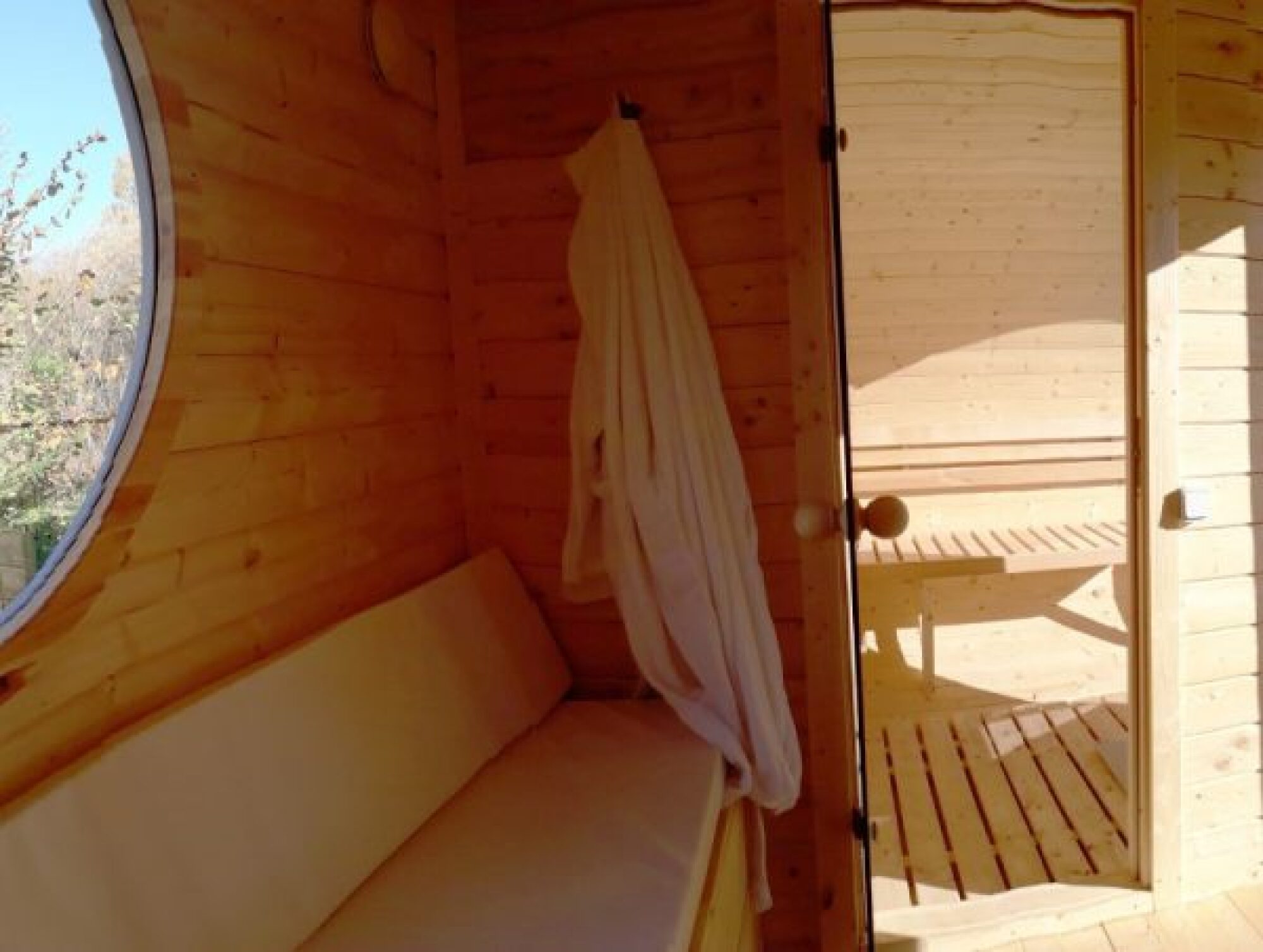 Barrique sauna cocoon