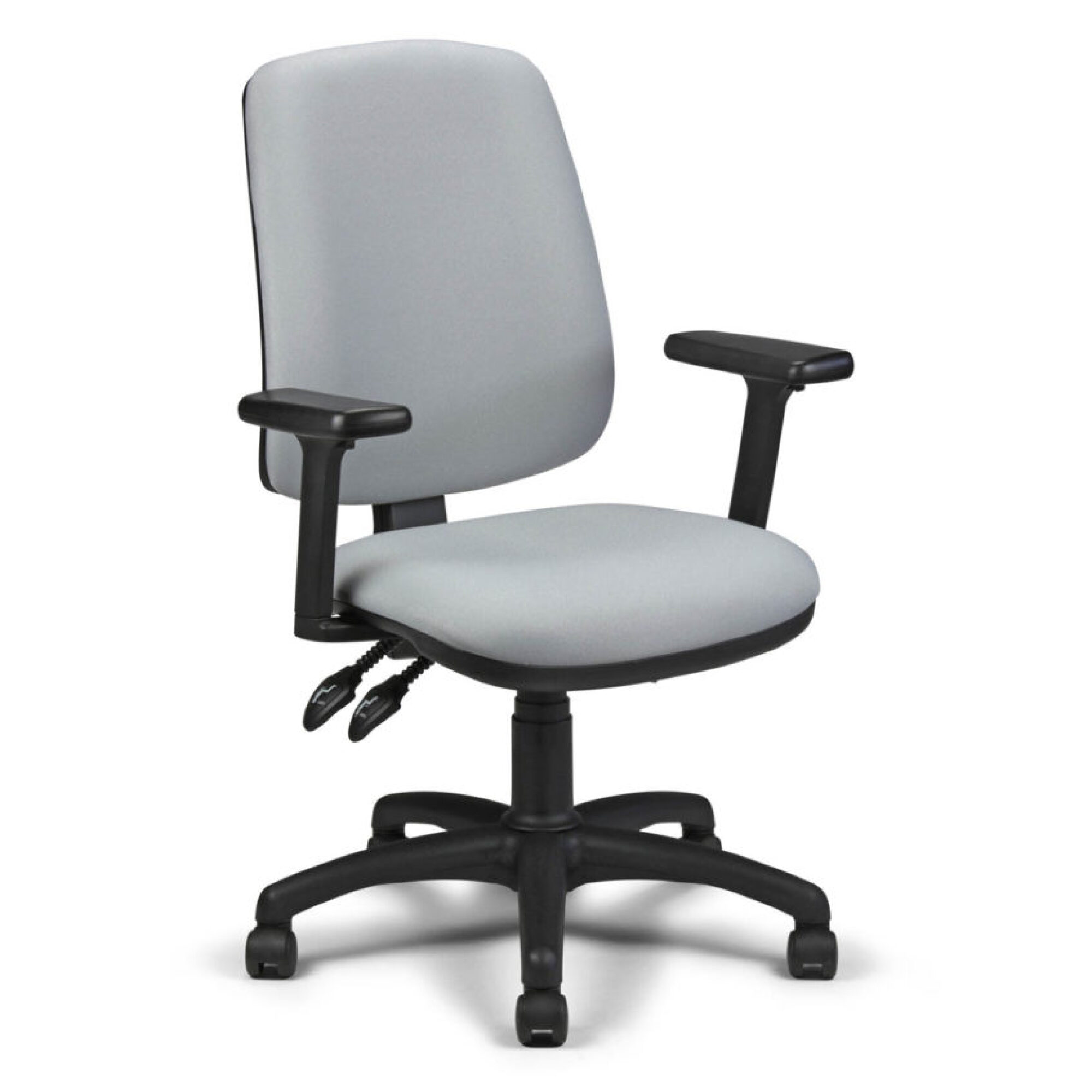 Chaise Easy dossier tissu/resille 4 pieds