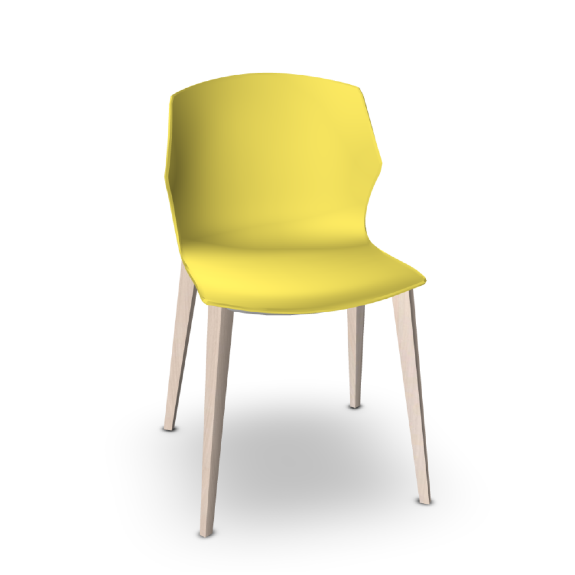 Chaise My Frill 4 pieds bois