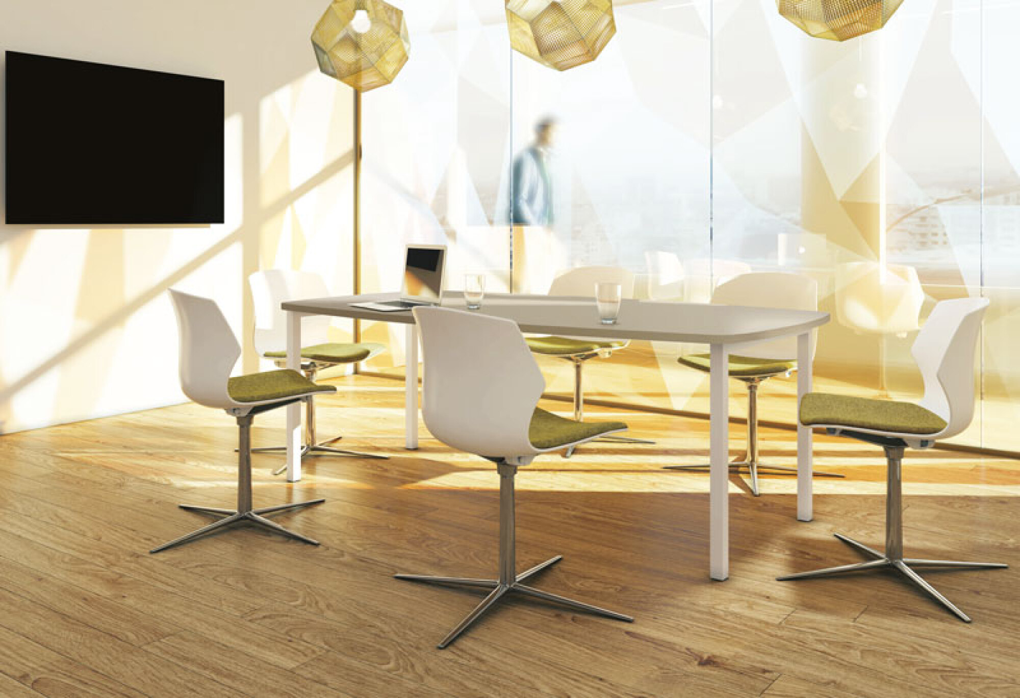 Chaise My Frill 4 pieds plats