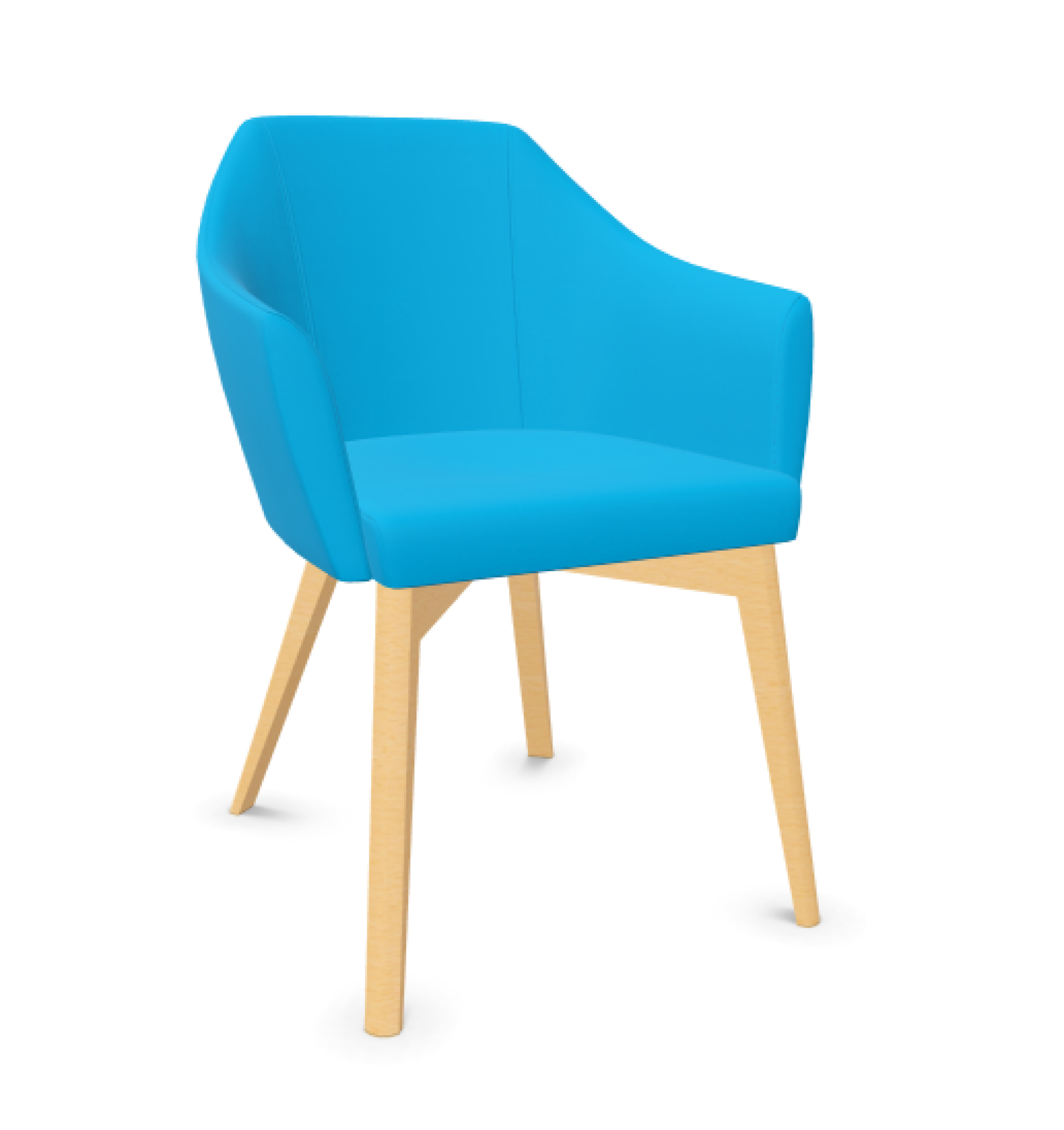 Chauffeuses Nani piètement 4 pieds bois