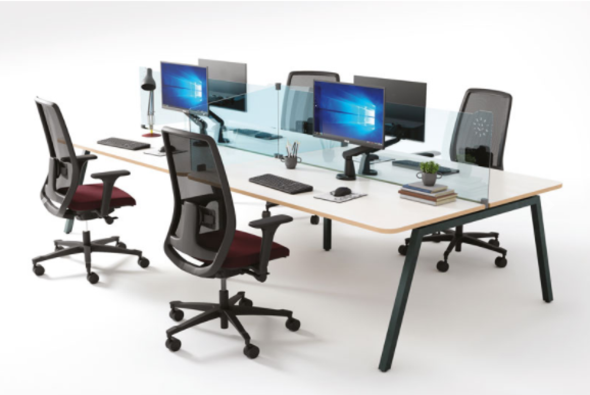 Cloisons plexi a fixer toute hauteur