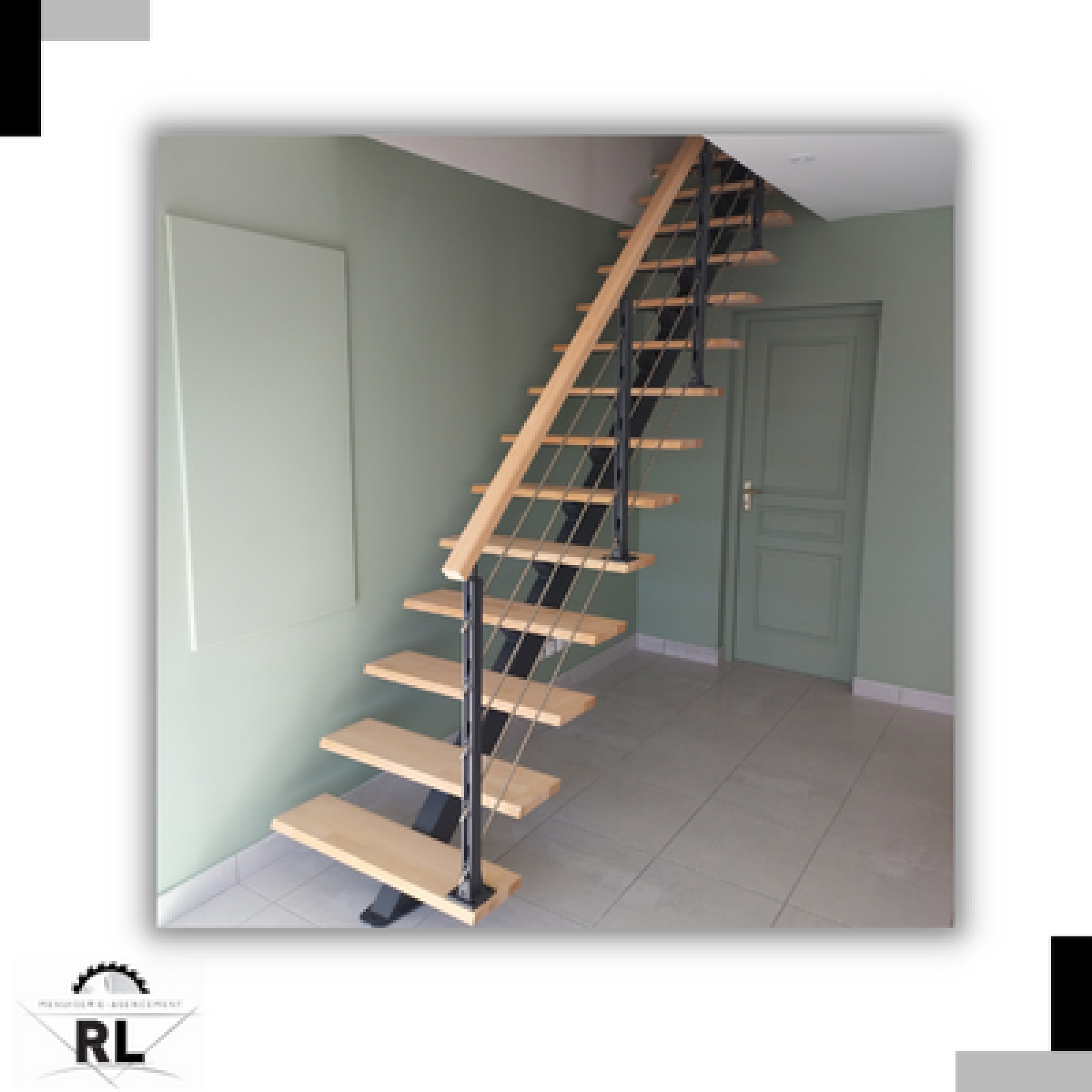 Escalier droit