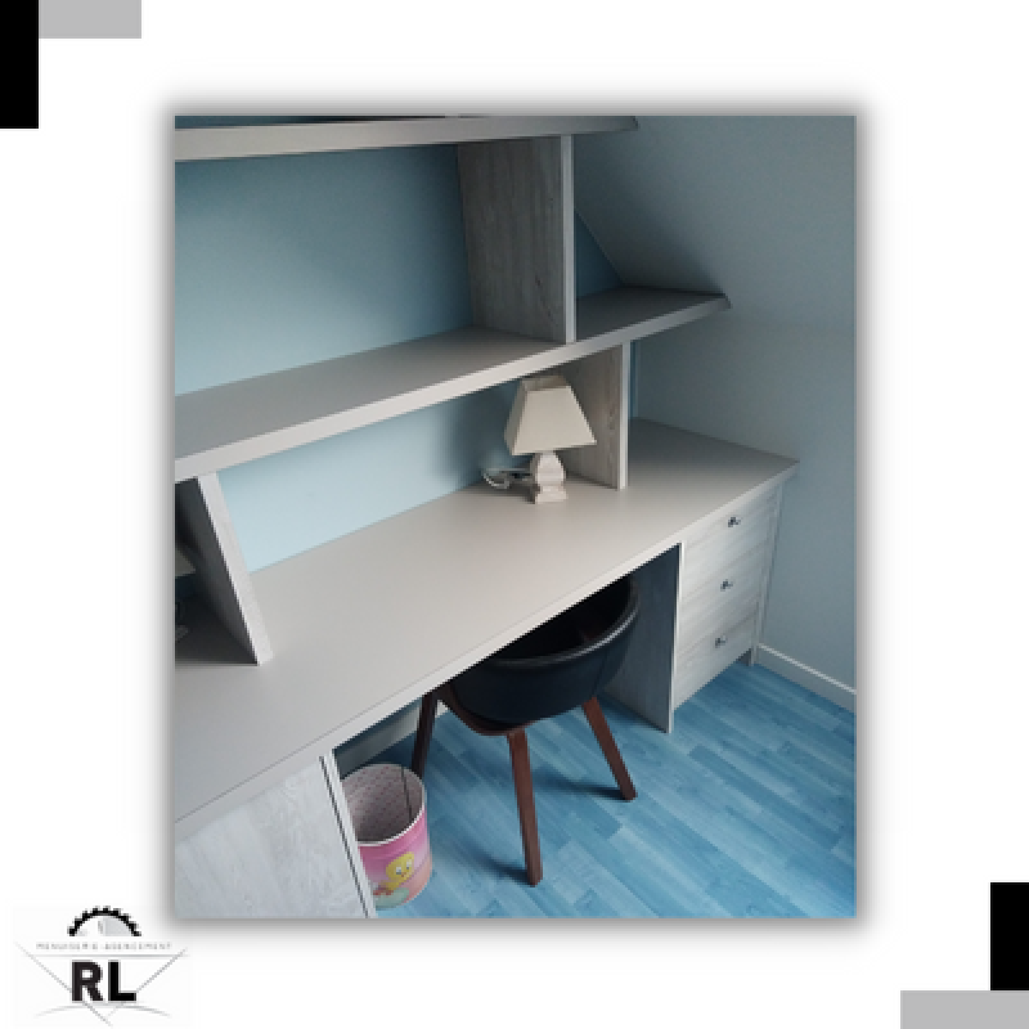 Fabrication et pose de bureau