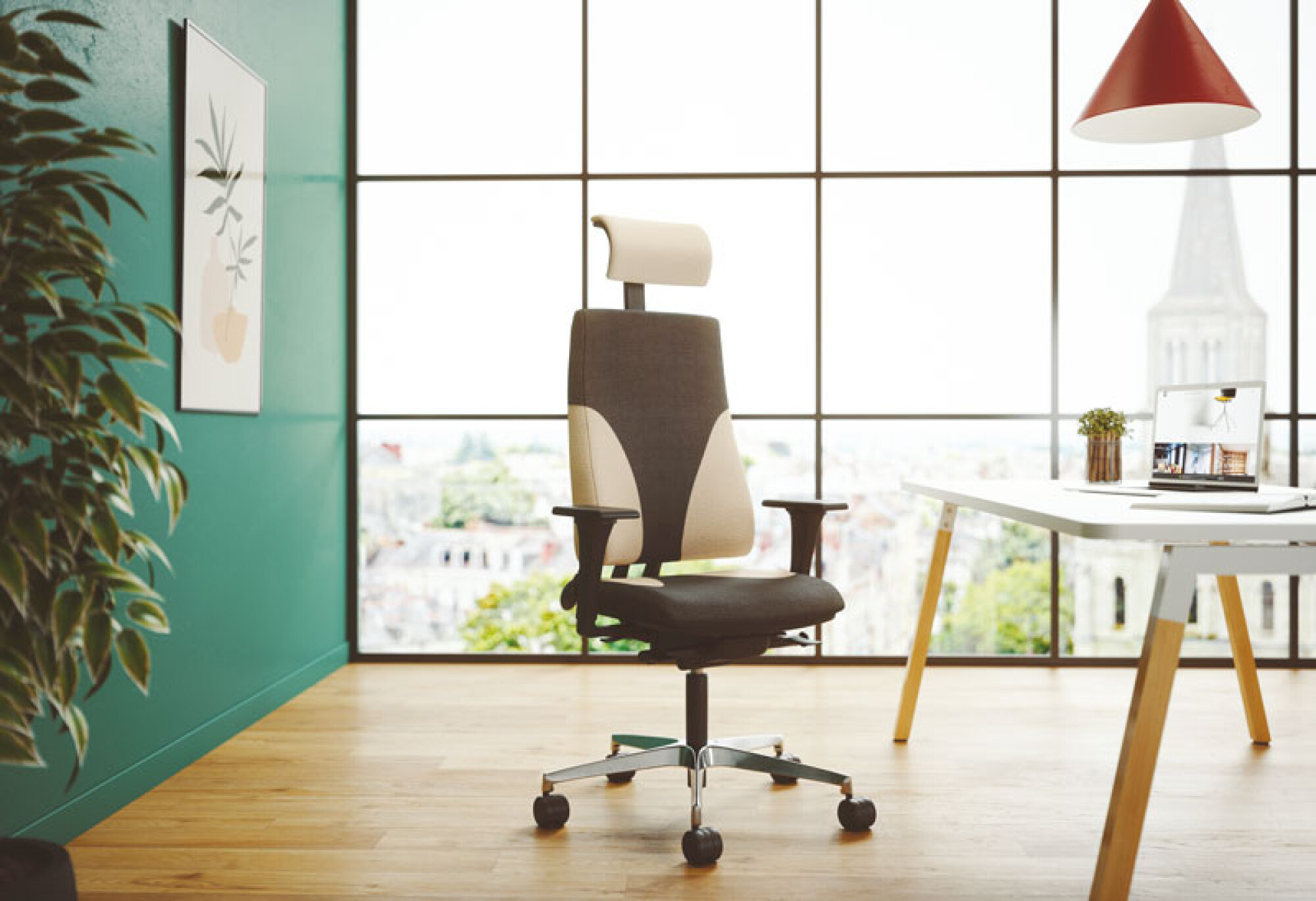 Fauteuil en tissu LOUGNE