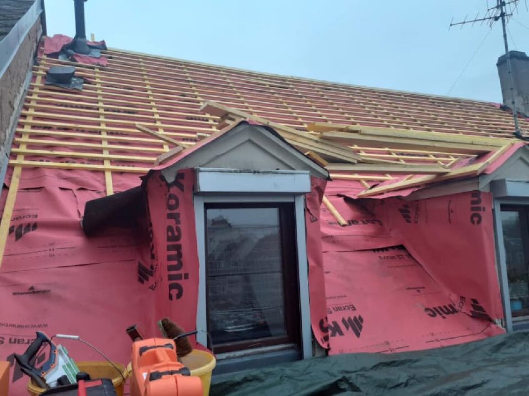 Isolation dans le cadre d'une réfection d'une toiture