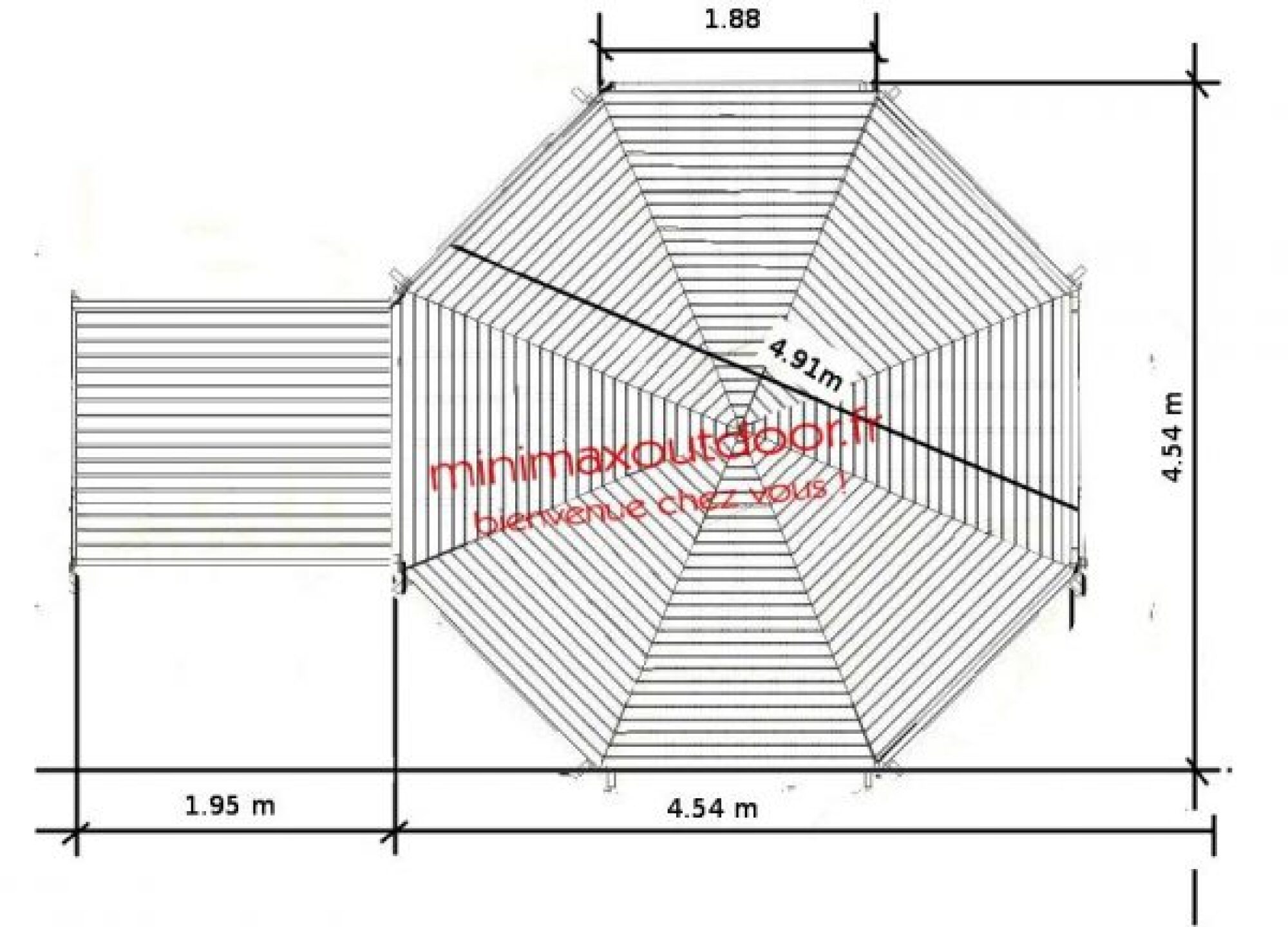 Kota gite  16.5 M² + extension isolé