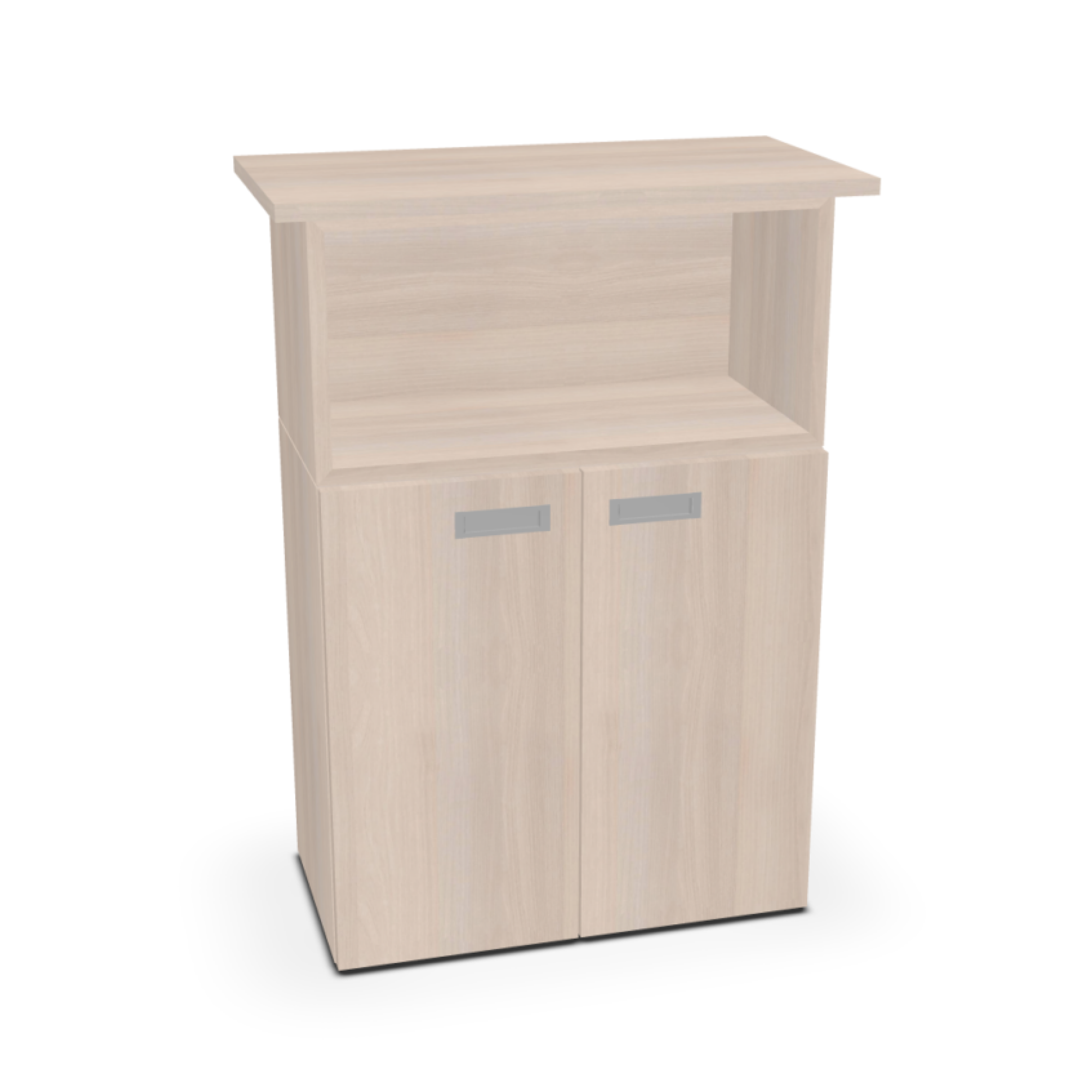 Meuble gamme duo 2 portes et une niche horizontale