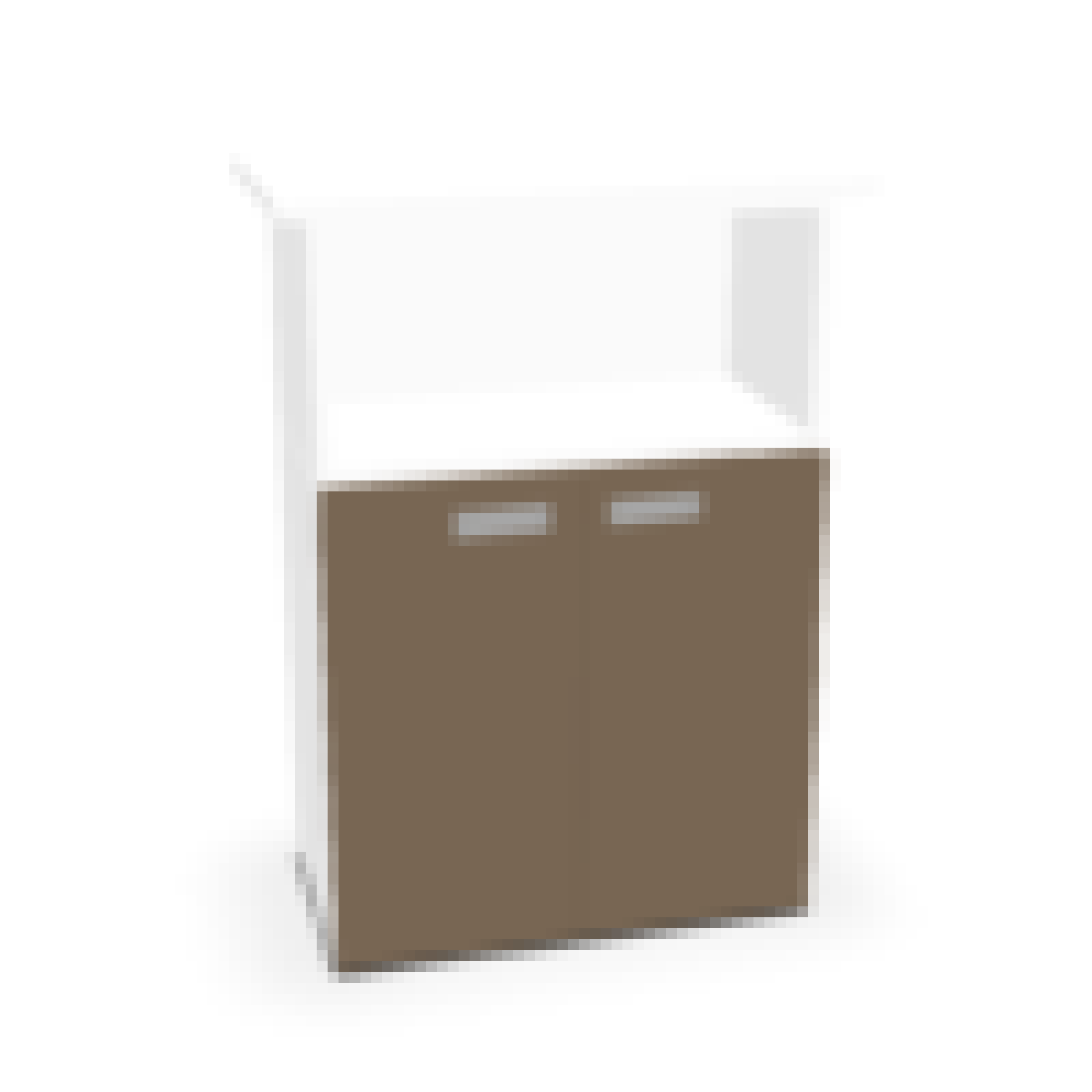 Meuble gamme duo 2 portes et une niche horizontale