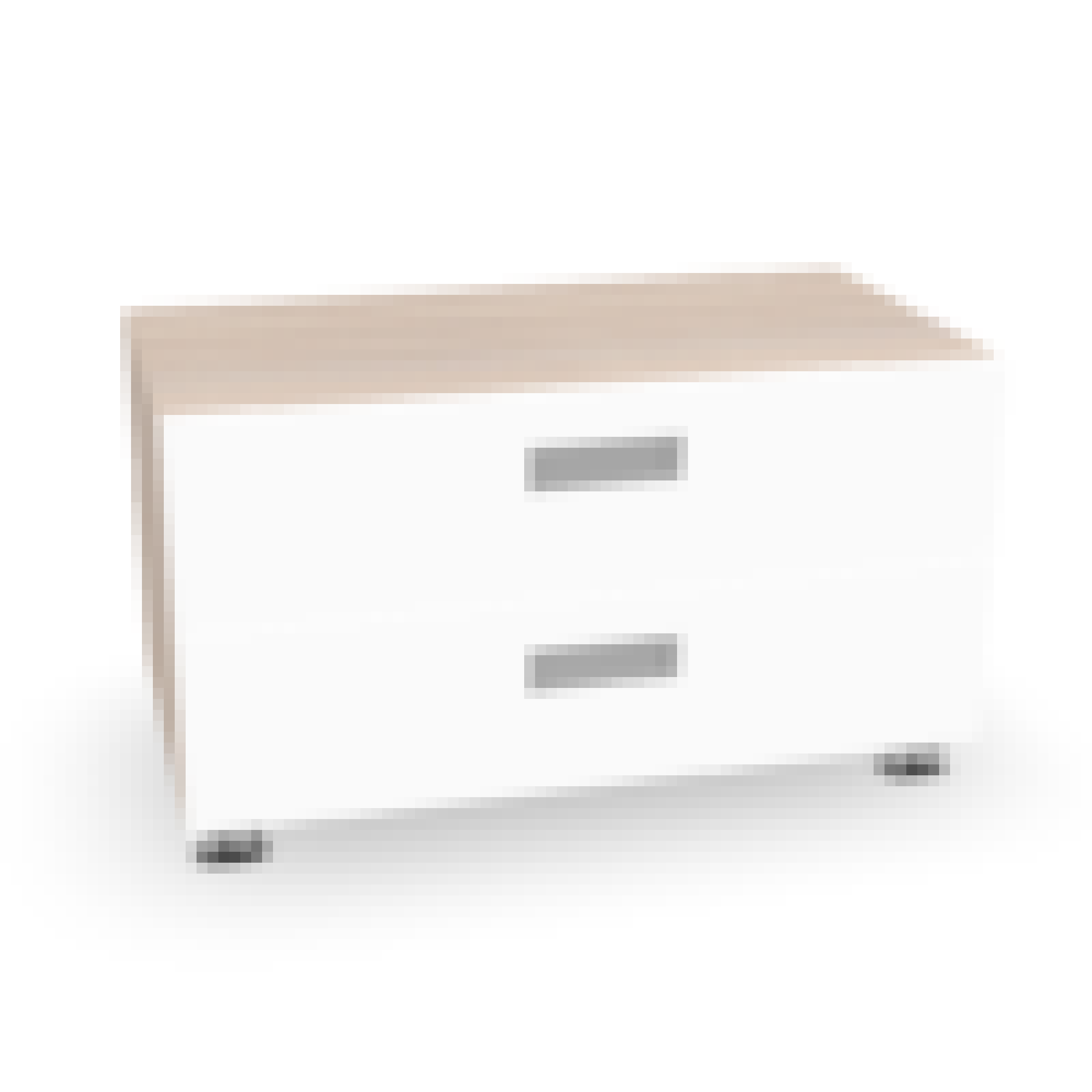 Meuble gamme duo 2 tiroirs sur roulettes