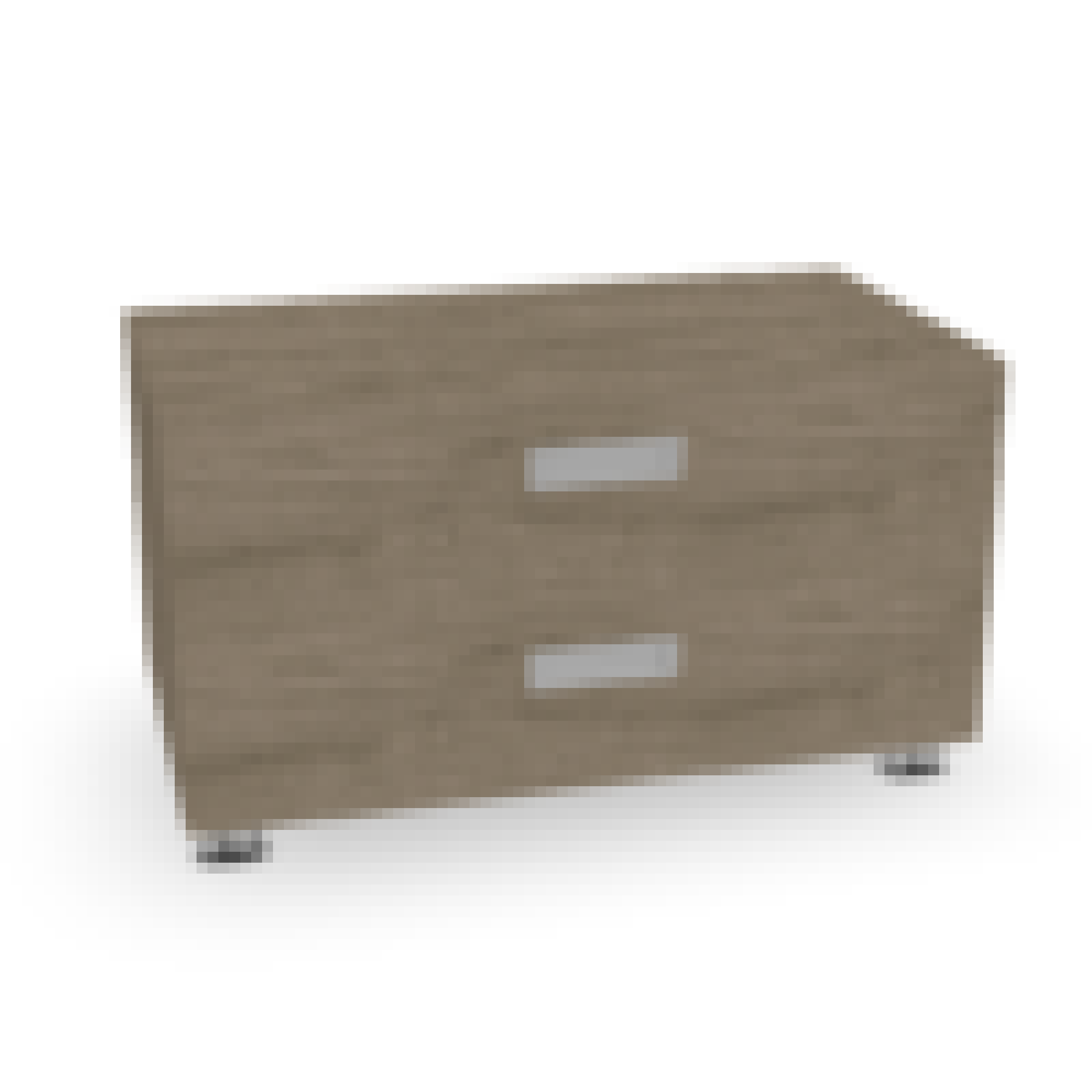 Meuble gamme duo 2 tiroirs sur roulettes