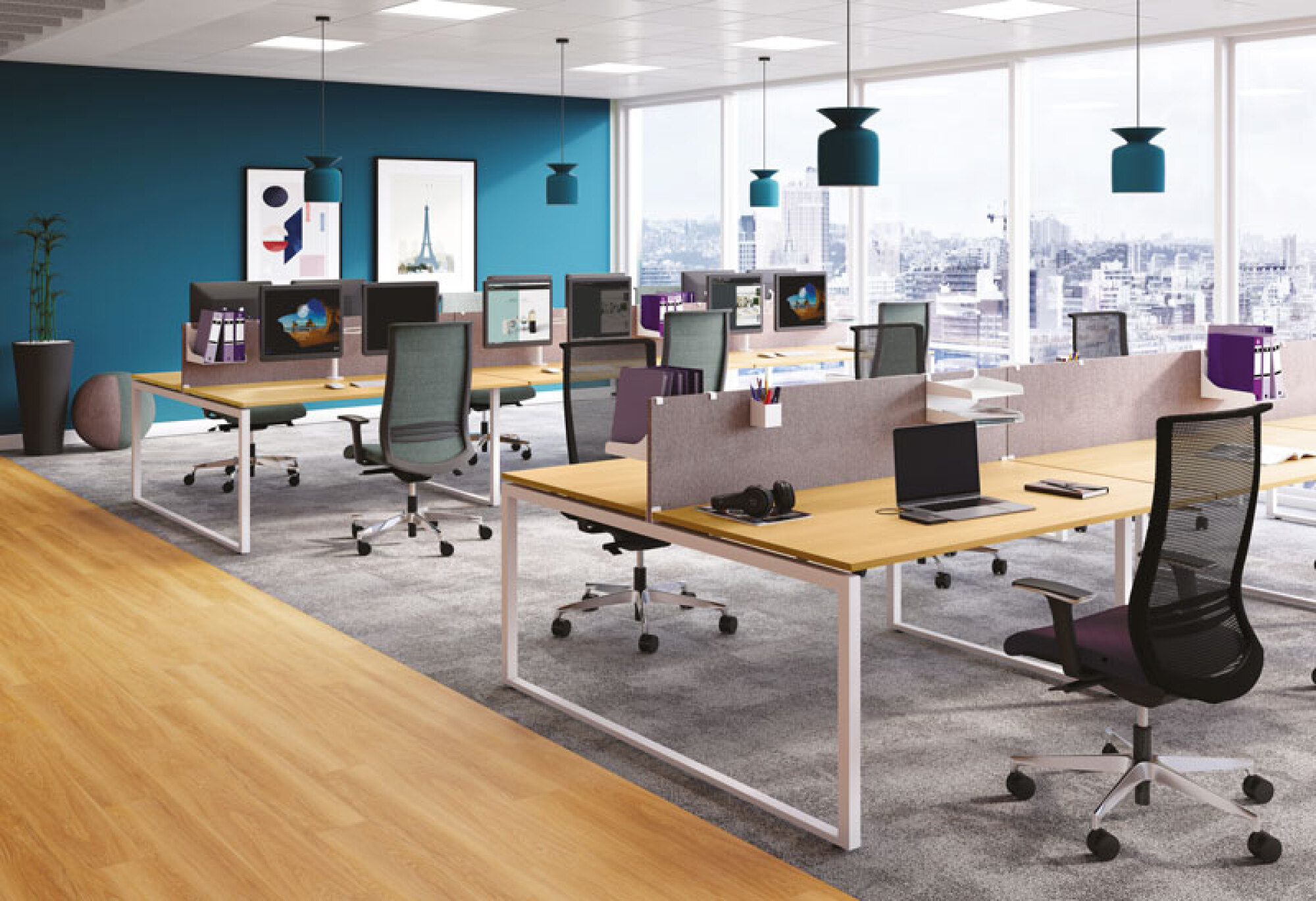 Panneaux écrans latéraux pour hauteur 44cm mélaminée