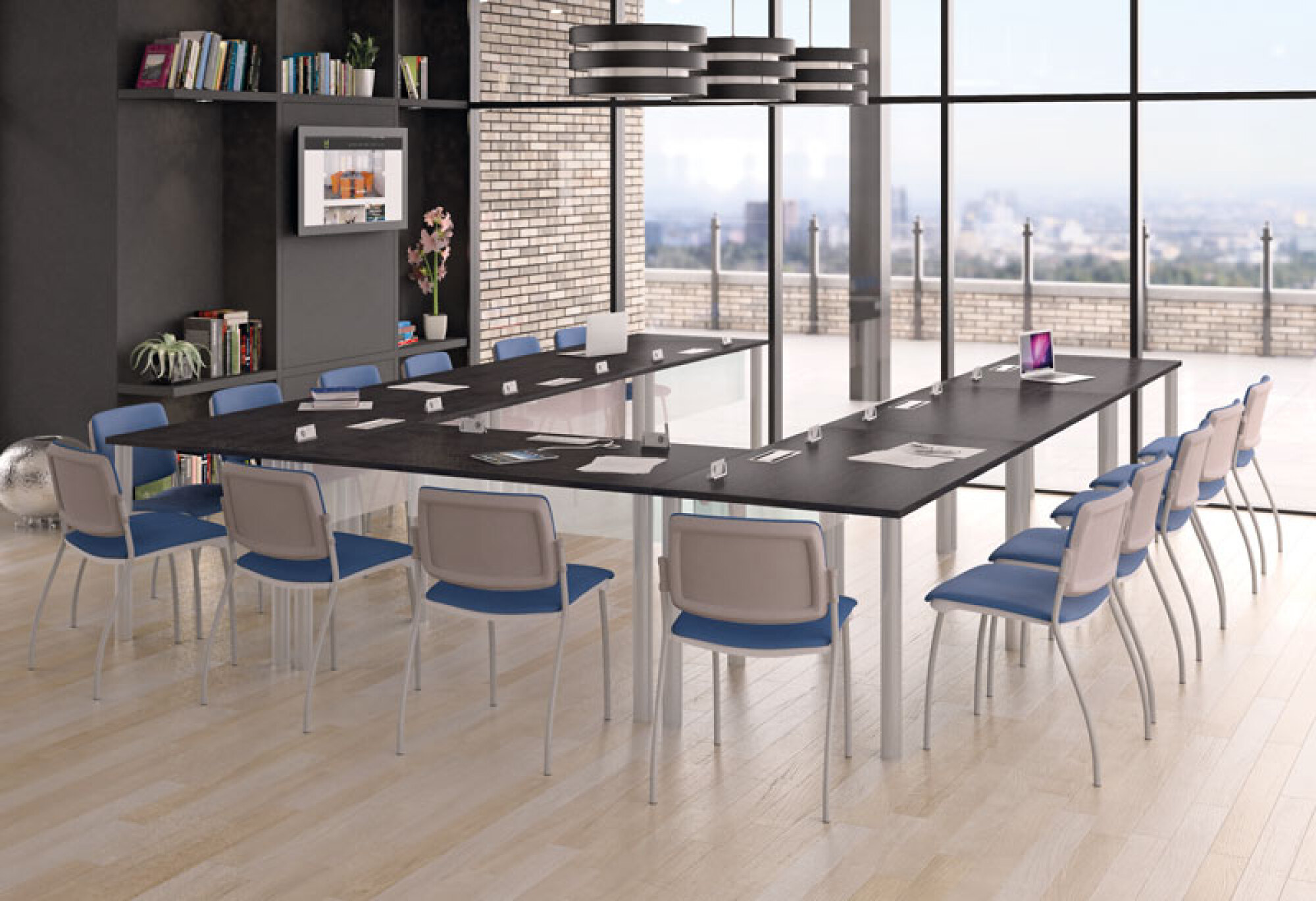 Tabouret haut sur patins ou roulettes