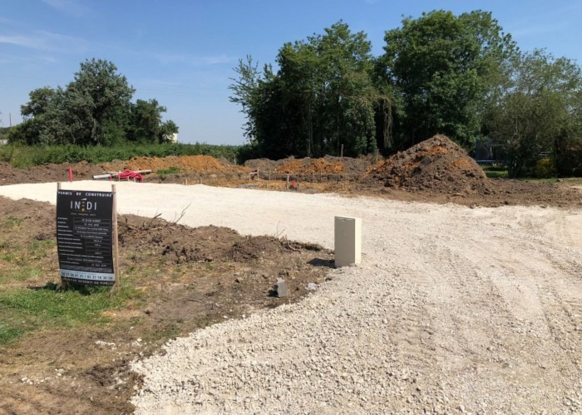Terrassement pour une maison individuelle