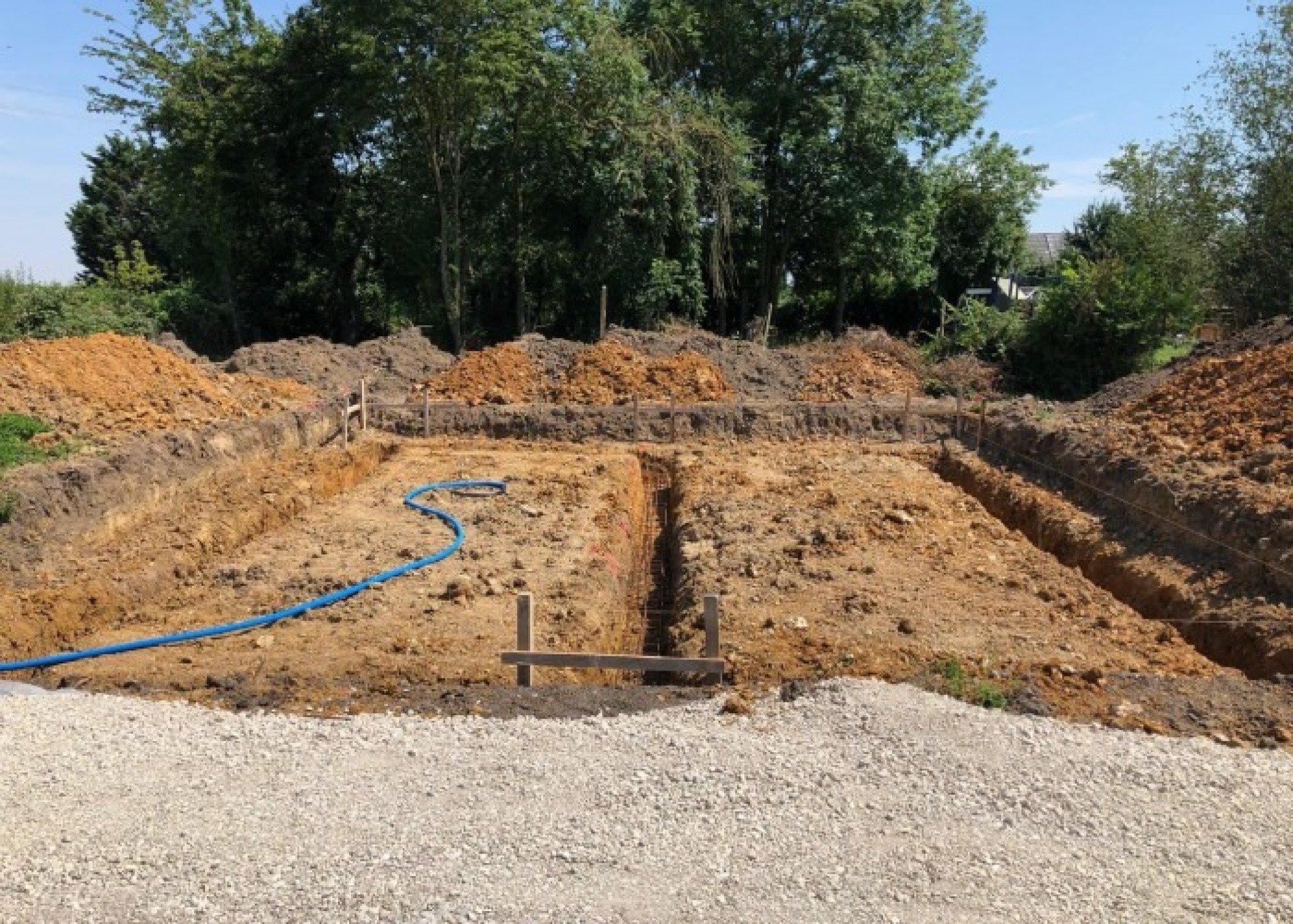Terrassement pour une maison individuelle