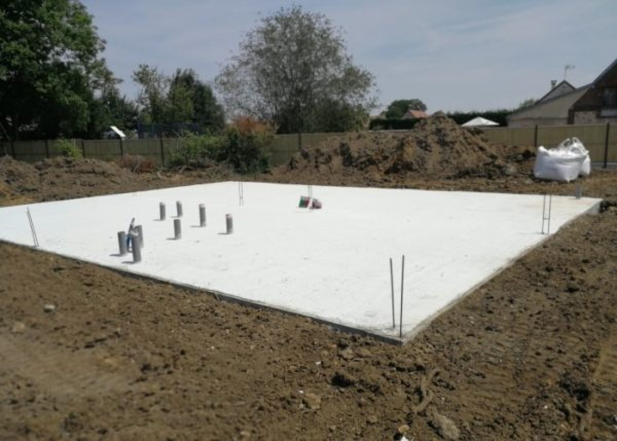 Terrassement pour une maison individuelle