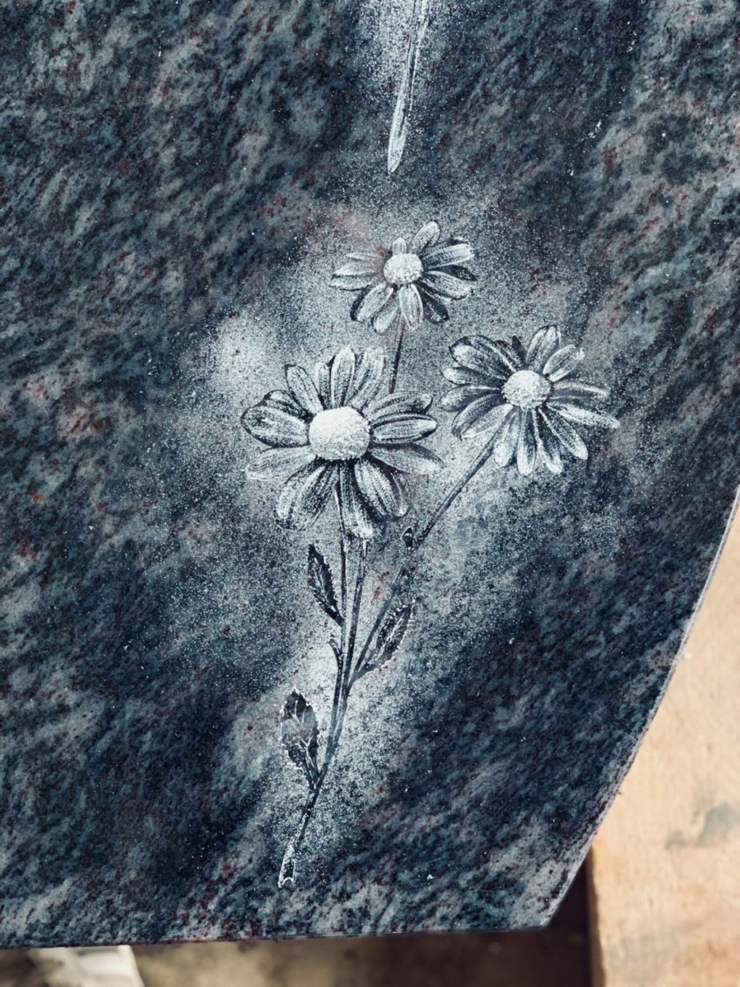 Personnalisation de monument funéraire
