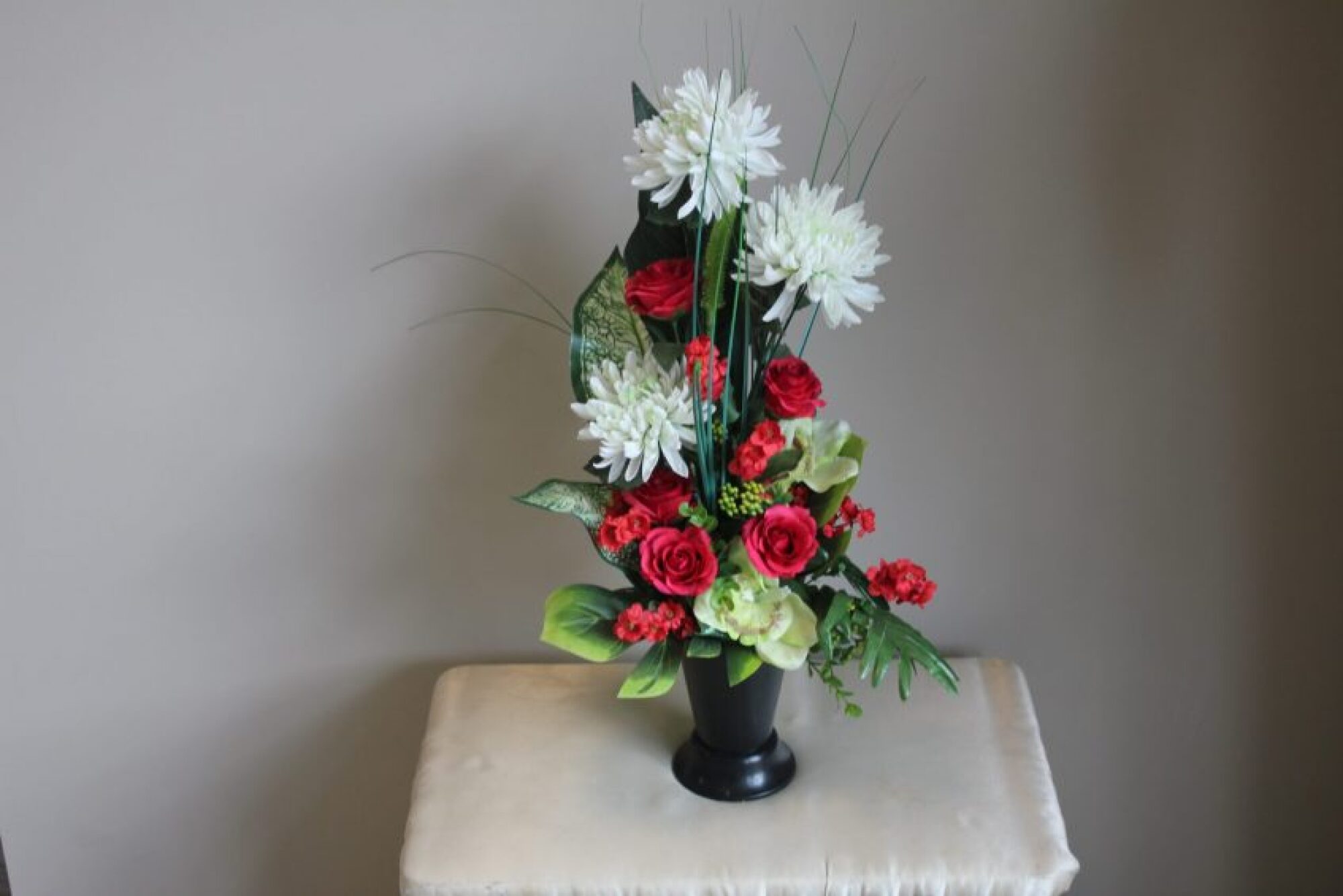 Bouquet avec vase