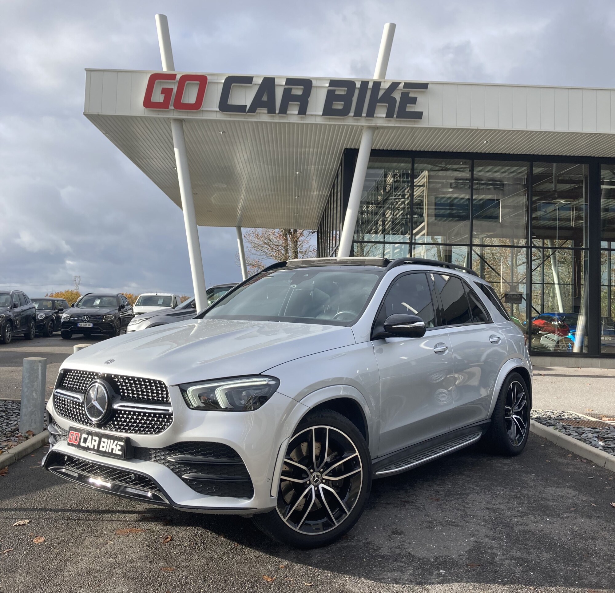 GLE 450 367ch + 22ch AMG Line 7 places Français Burmeister Pneumatique TO LED Camera 22P