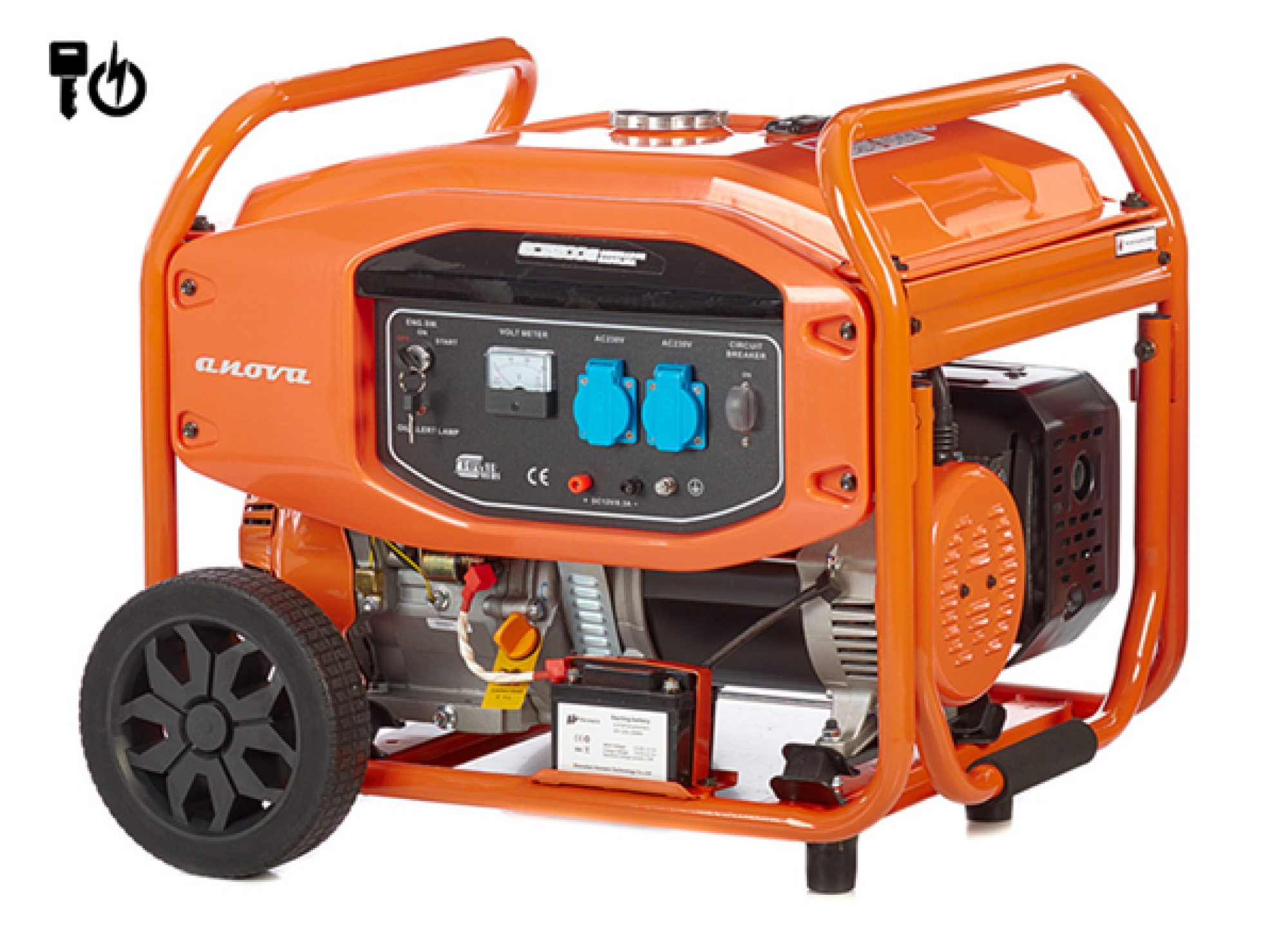 Groupe électrogène à essence 5500 W / 6,8 KVA (Démarrage électrique)