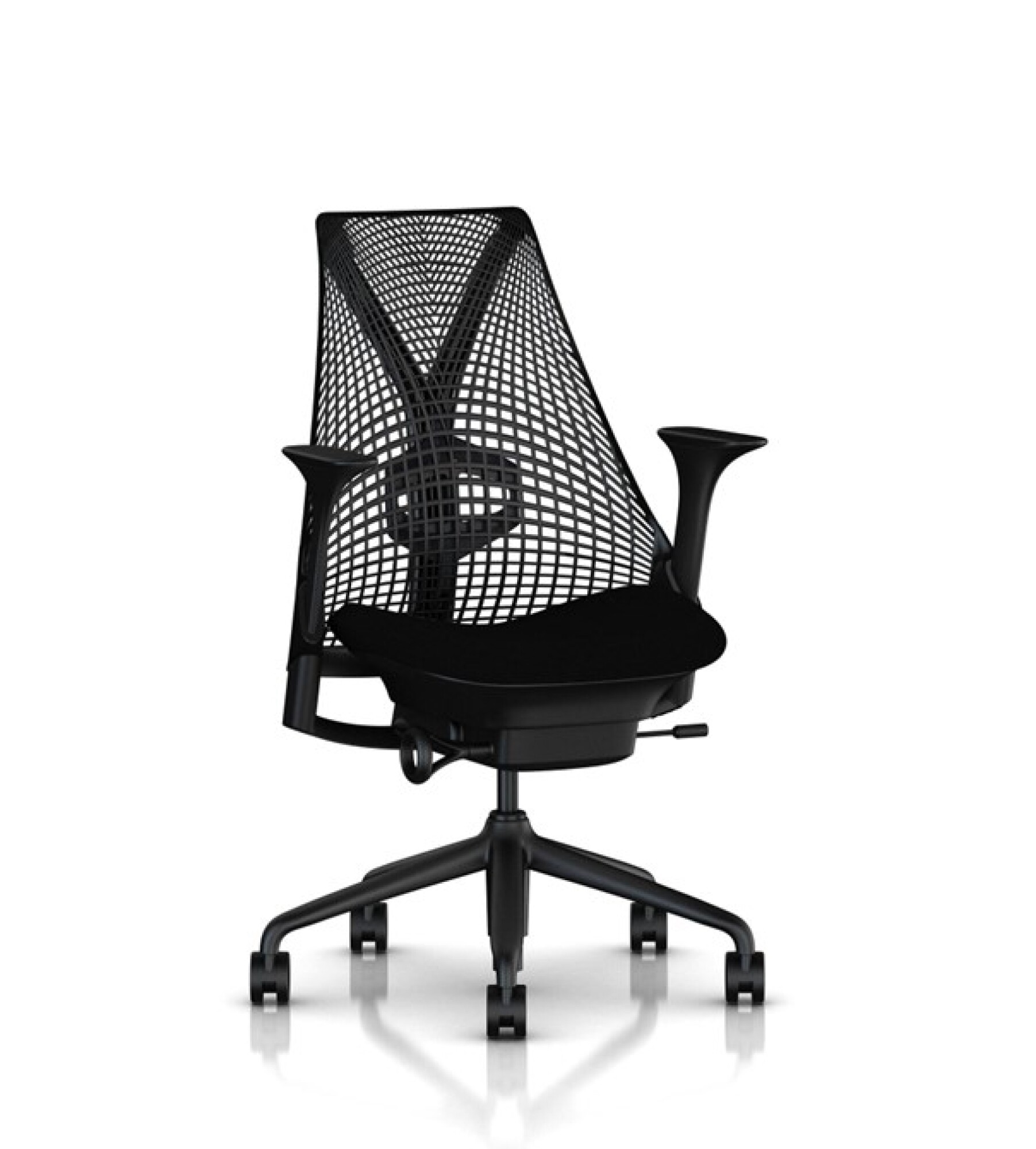 Fauteuil SAYL Herman Miller dossier noir tissu phoenix noir