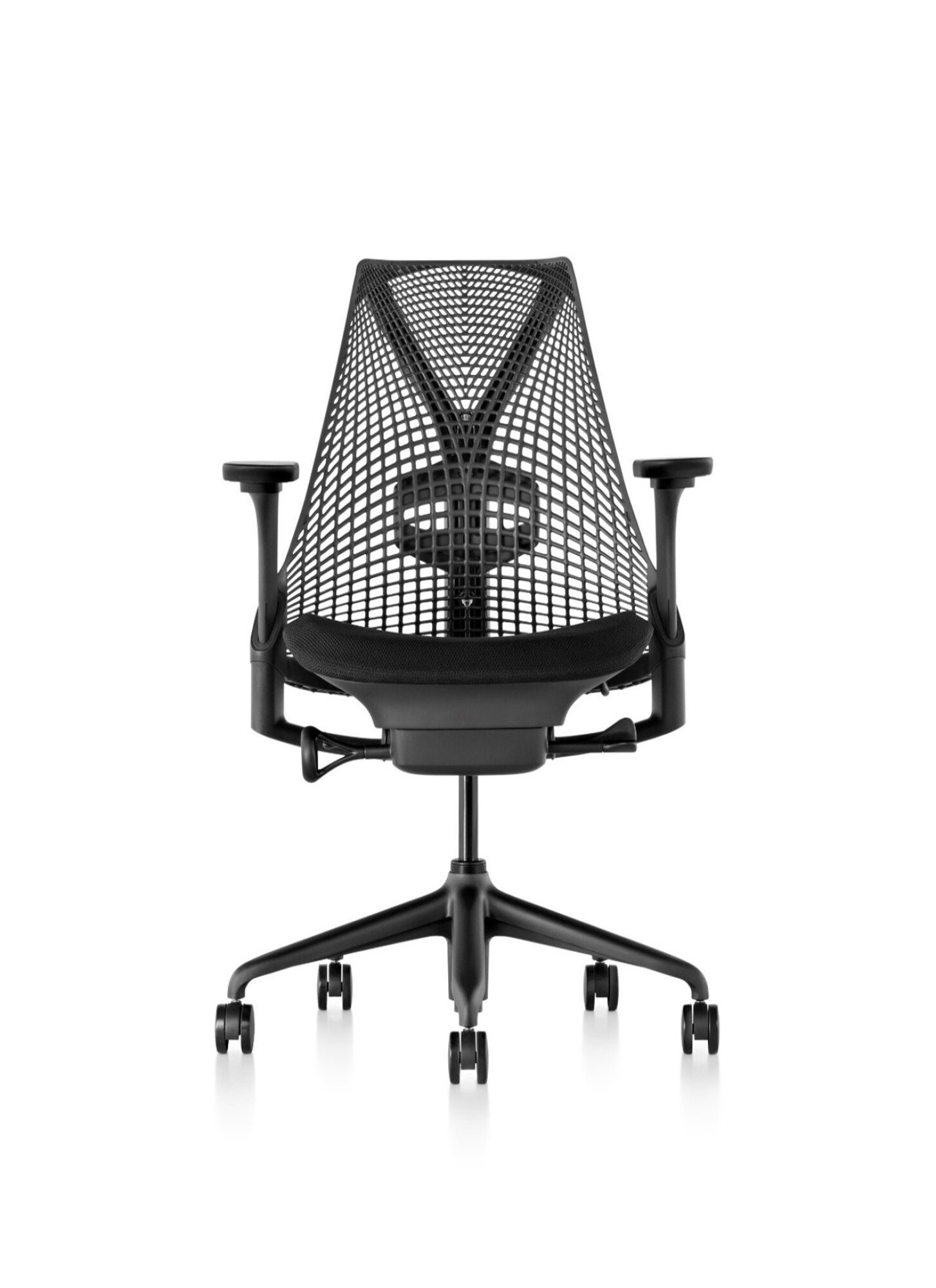 Fauteuil SAYL Herman Miller dossier noir tissu phoenix noir