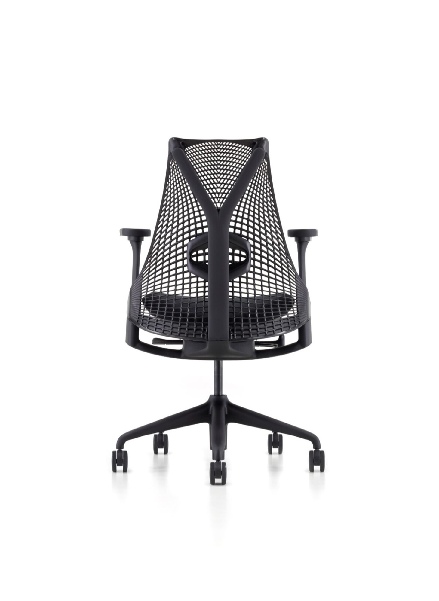 Fauteuil SAYL Herman Miller dossier noir tissu phoenix noir
