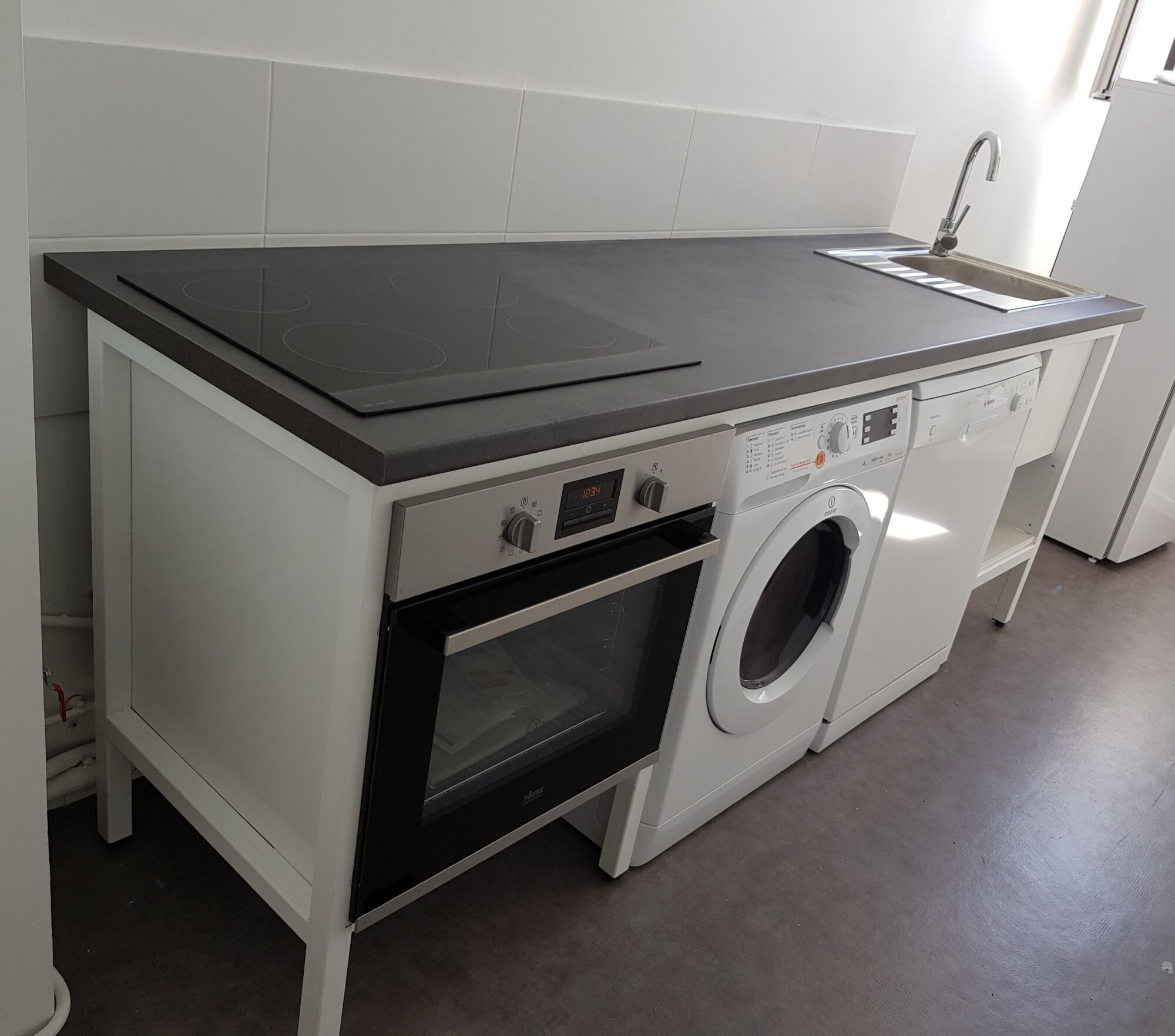 Cuisinettes acier d'intérieur