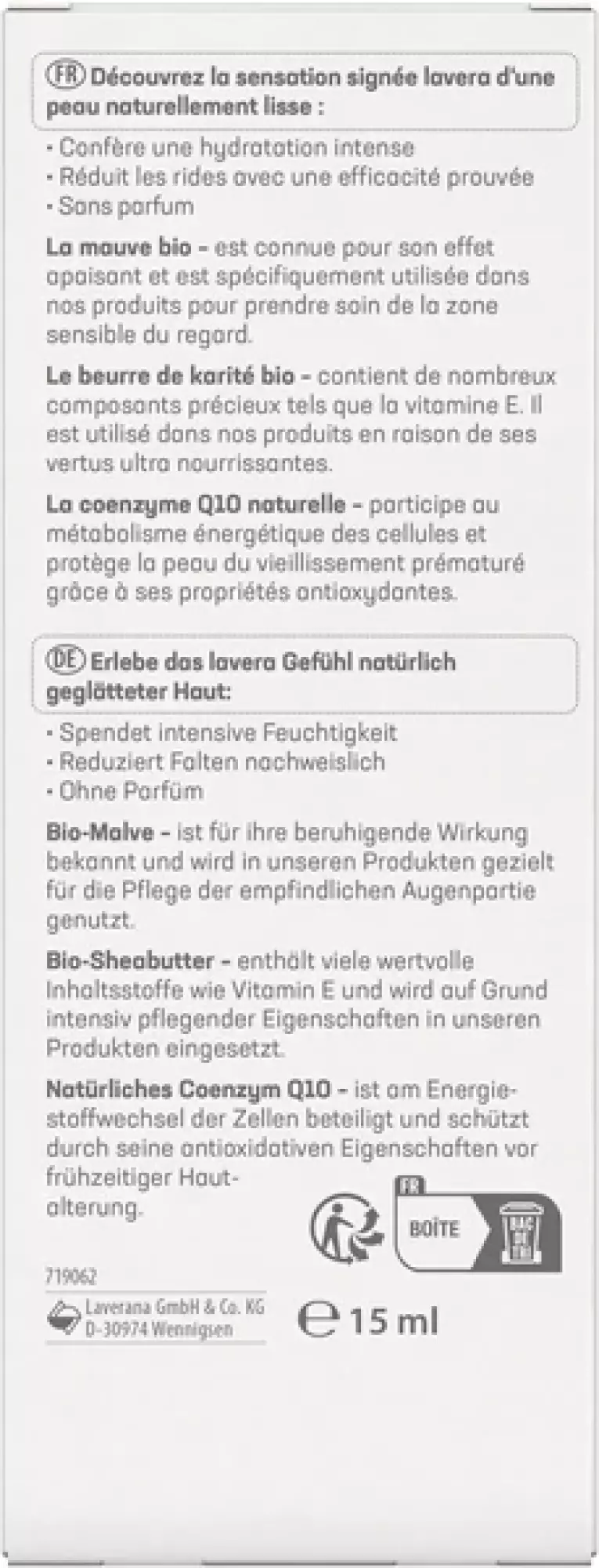 Contour des Yeux Anti-Rides Q10 Basis Sensitiv