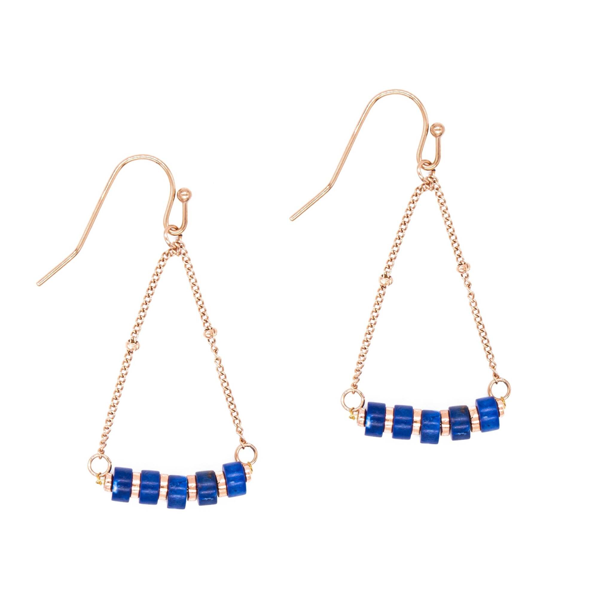 Boucles d'oreilles Piana en pierres Lapis-lazuli