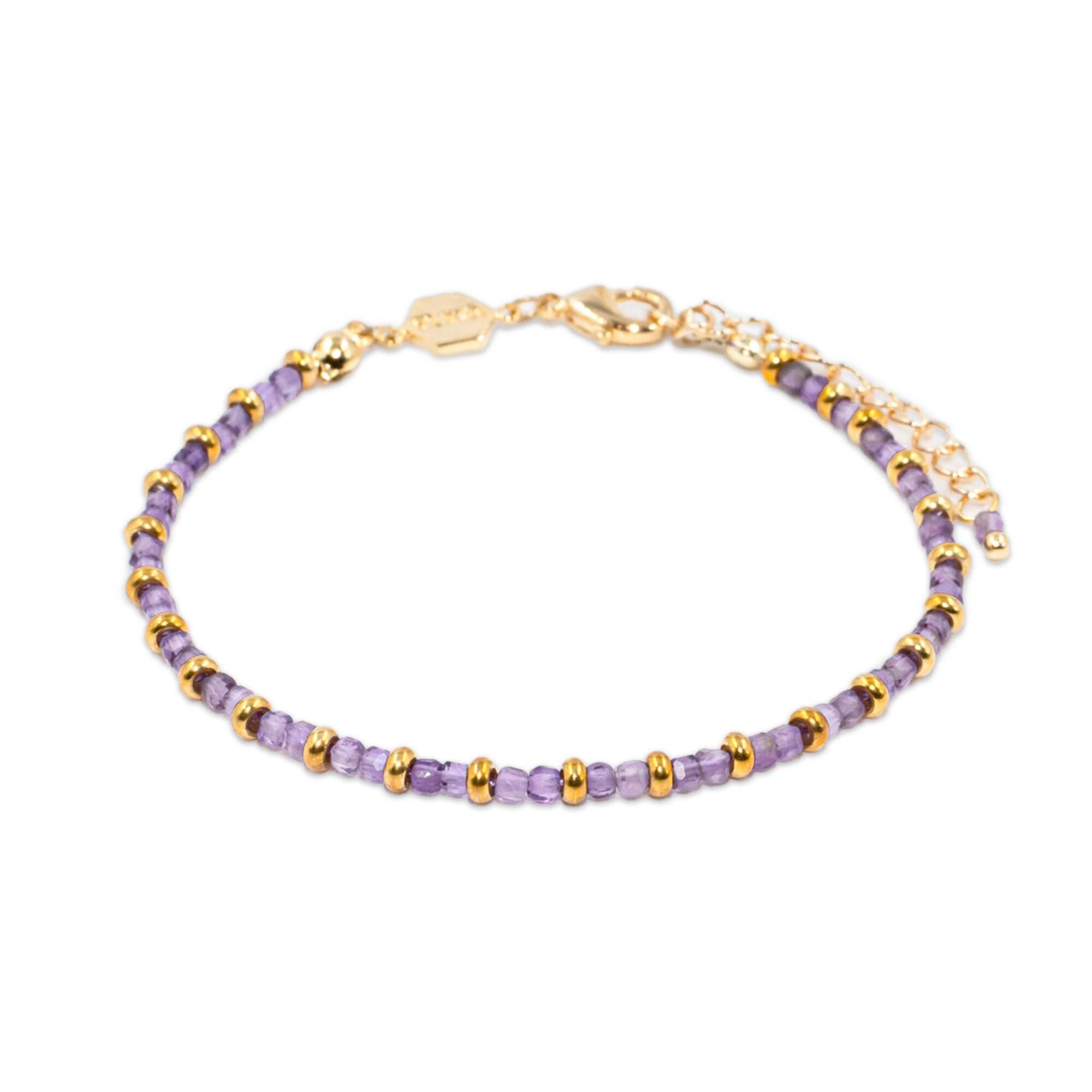 Bracelet Karia en pierres Améthyste