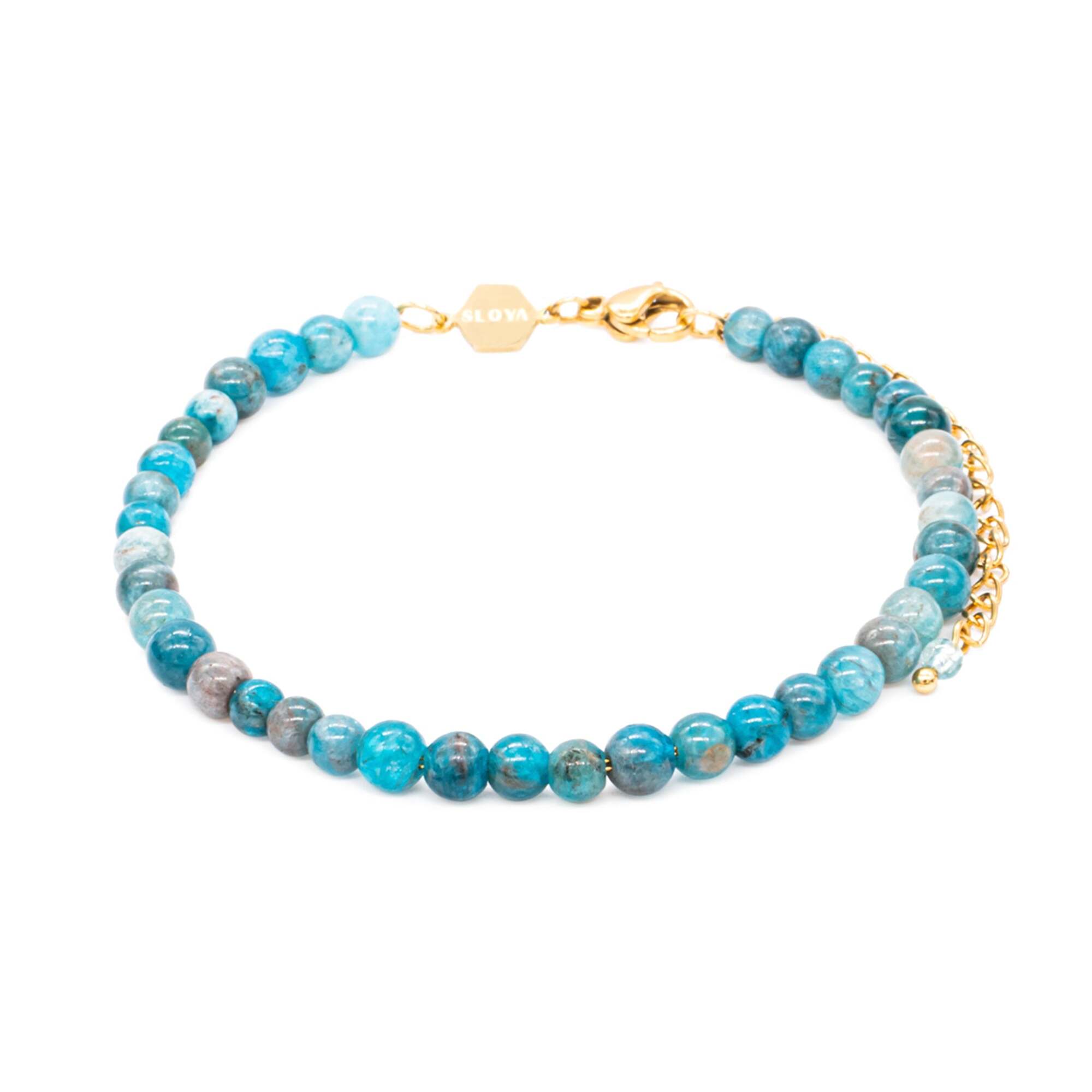 Bracelet Serena en pierres Apatite