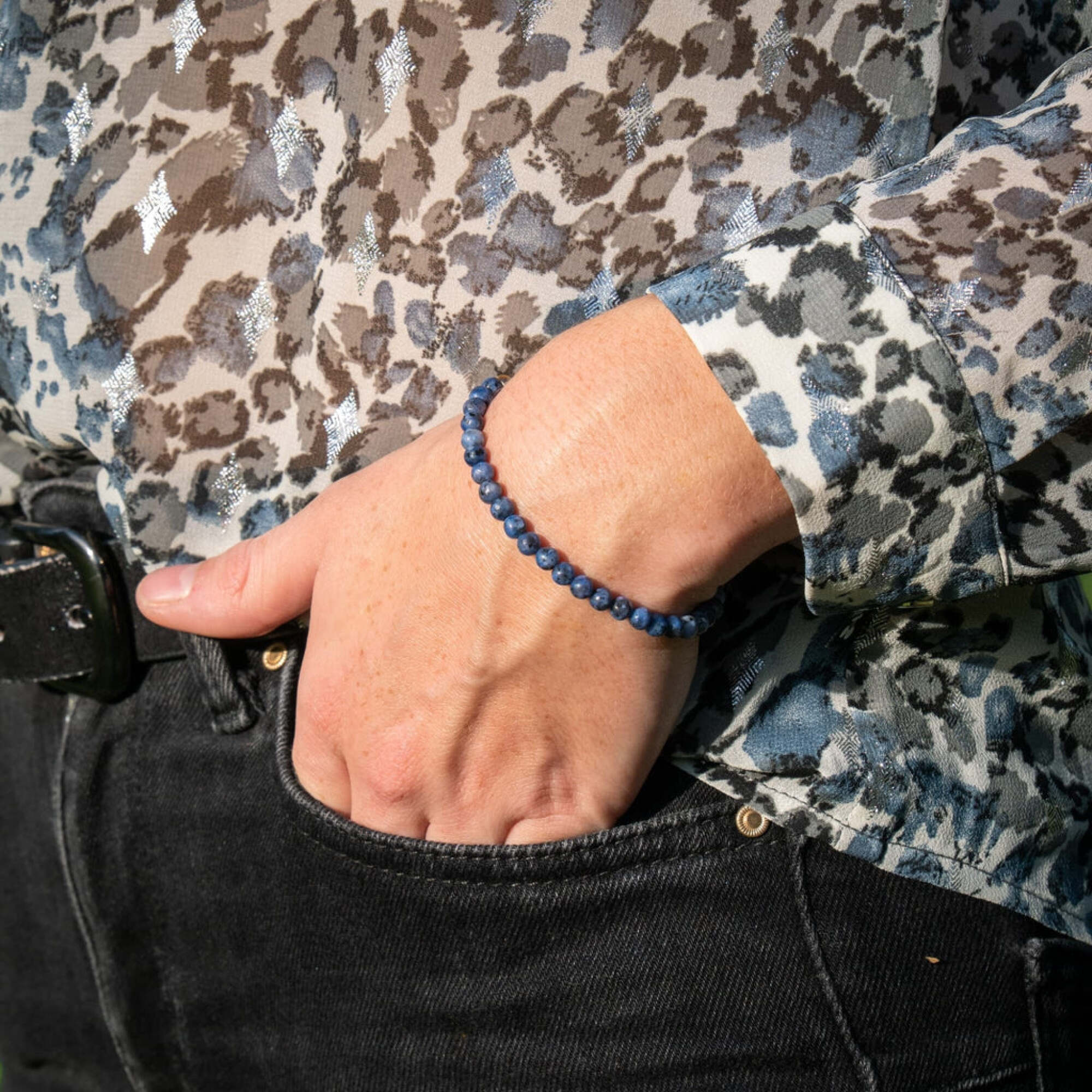 Bracelet Serena en pierres Sodalite