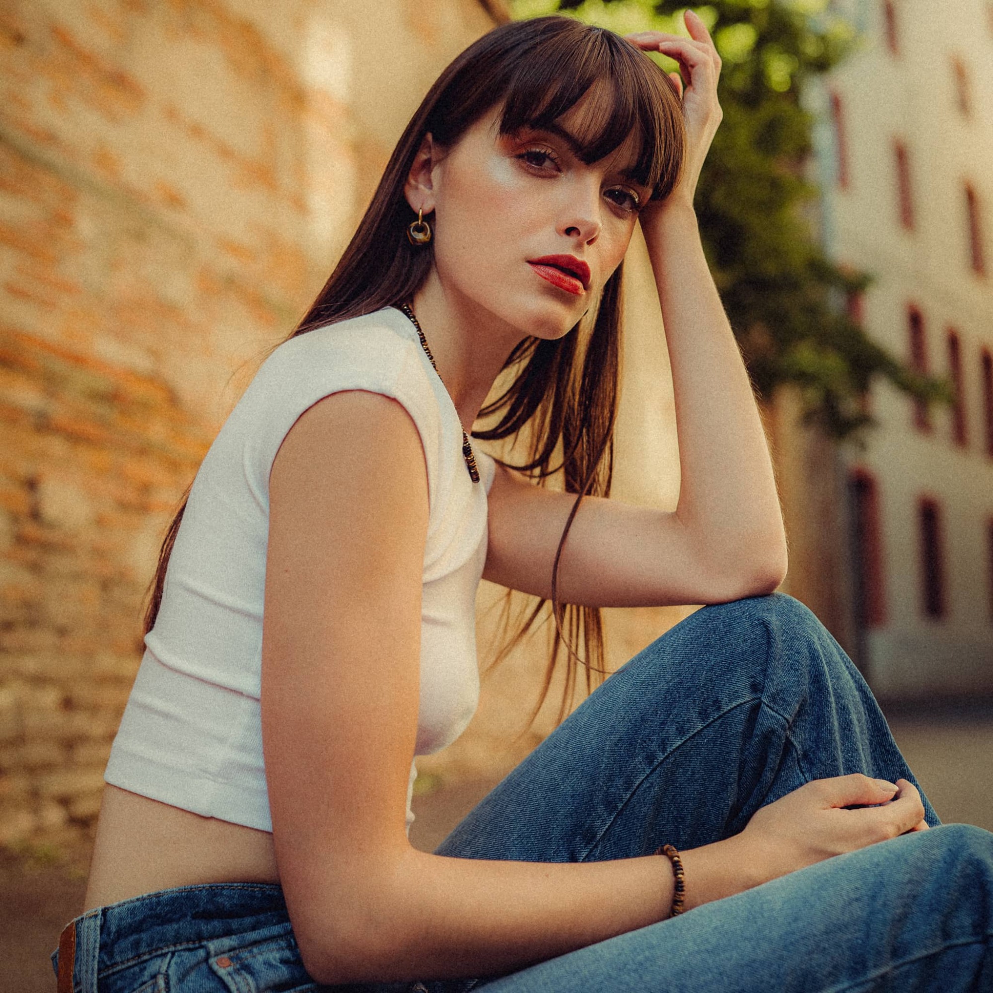 Collier Blima en pierres Oeil de Tigre