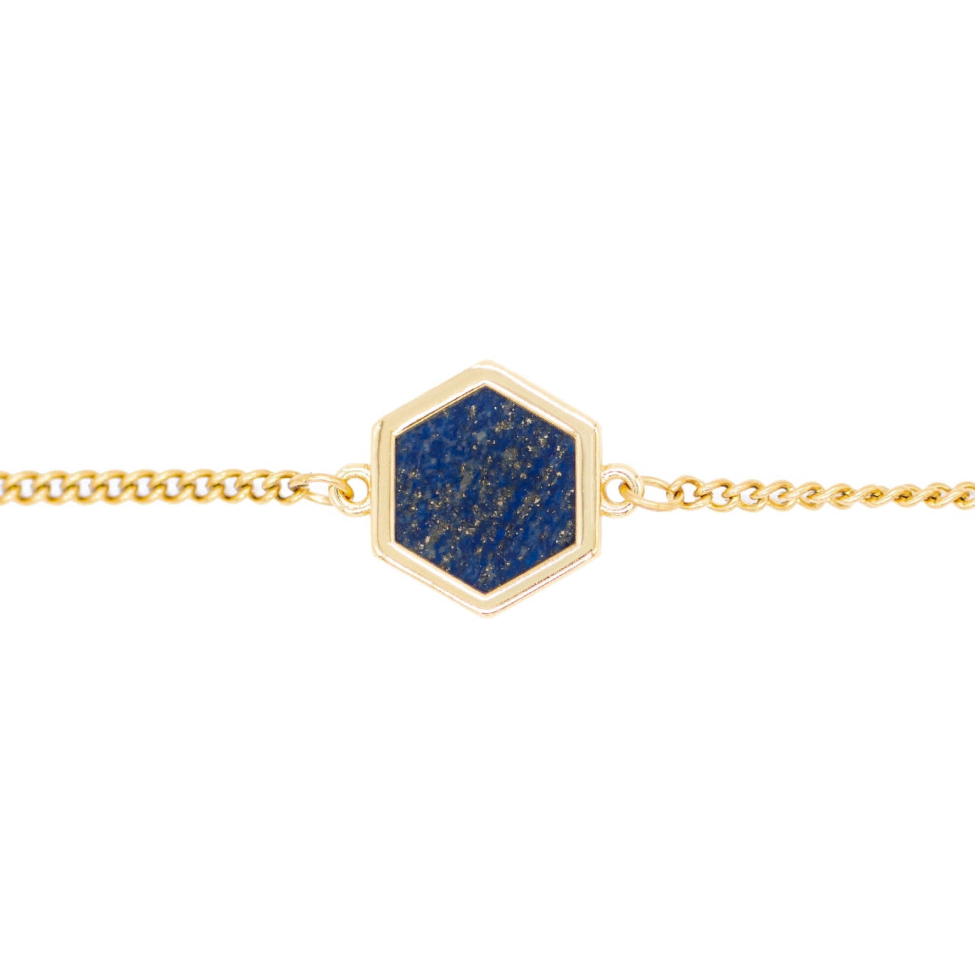 Collier Hexalia en pierres Lapis-lazuli