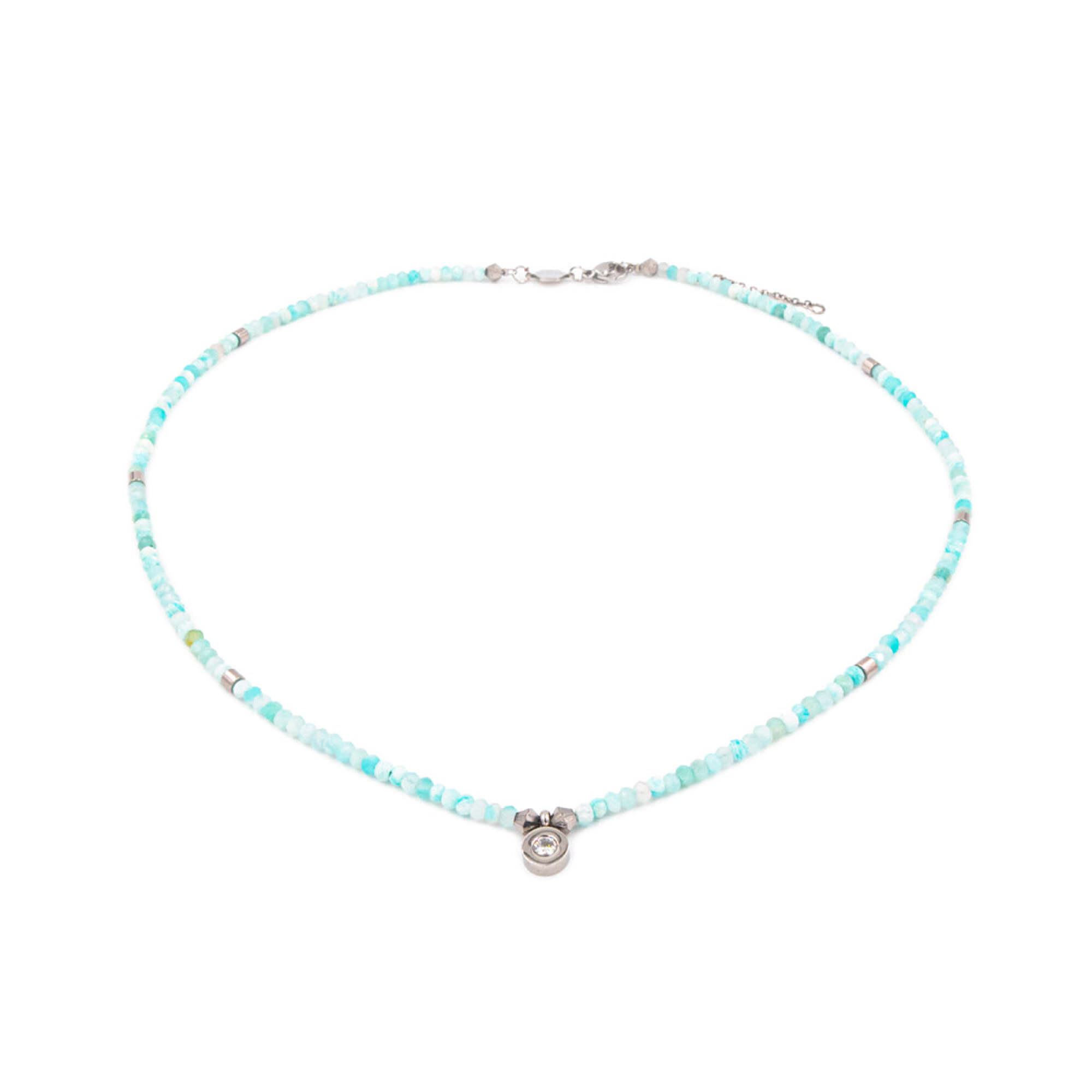 Collier Lumia en pierres Amazonite