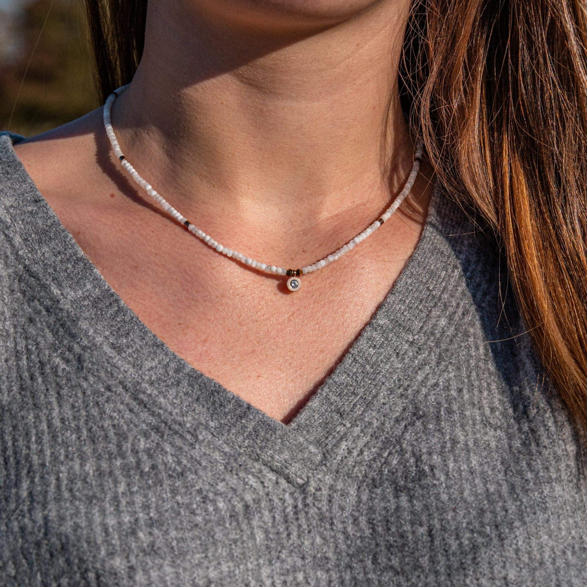 Collier Lumia en pierres de Lune