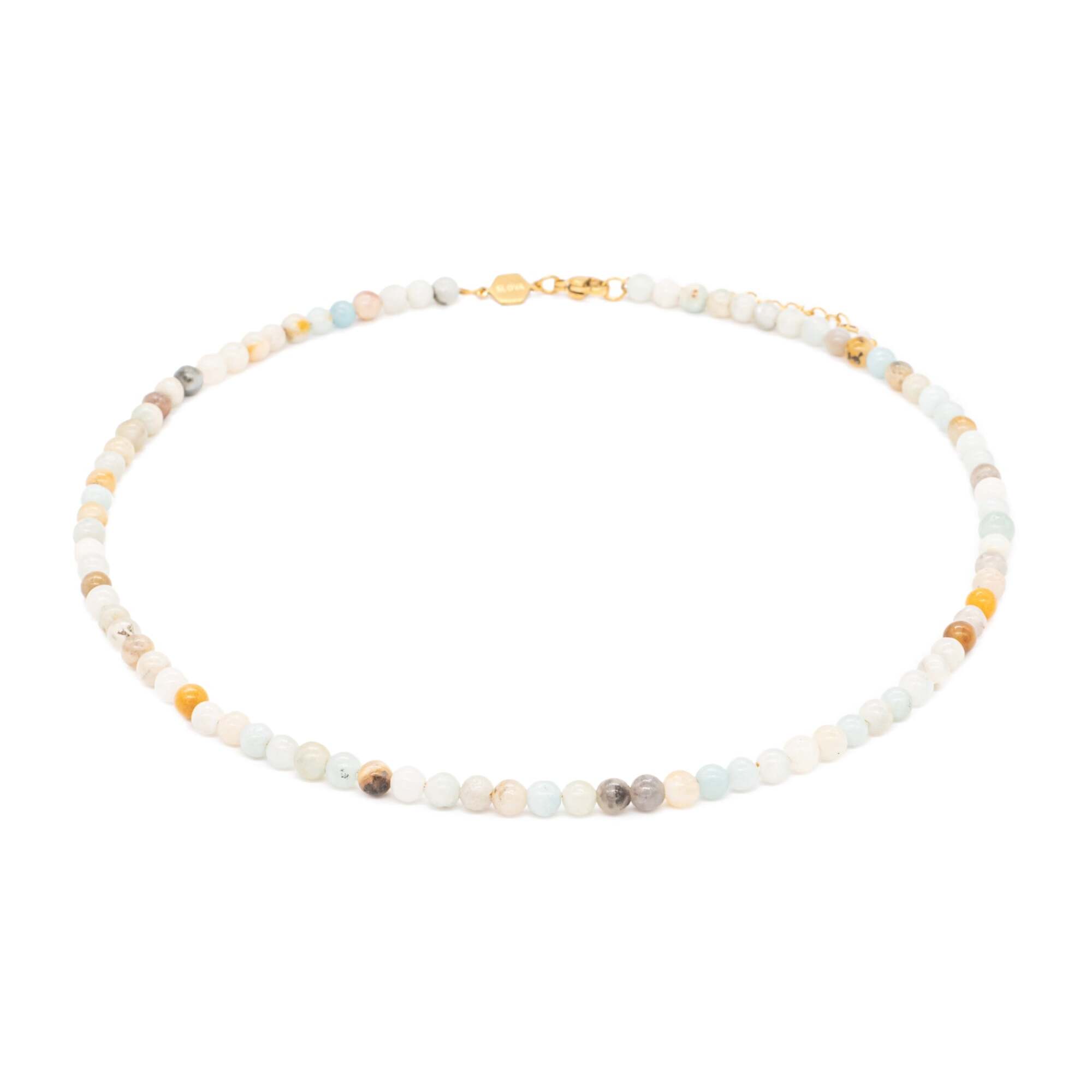 Collier Serena en pierres Amazonite