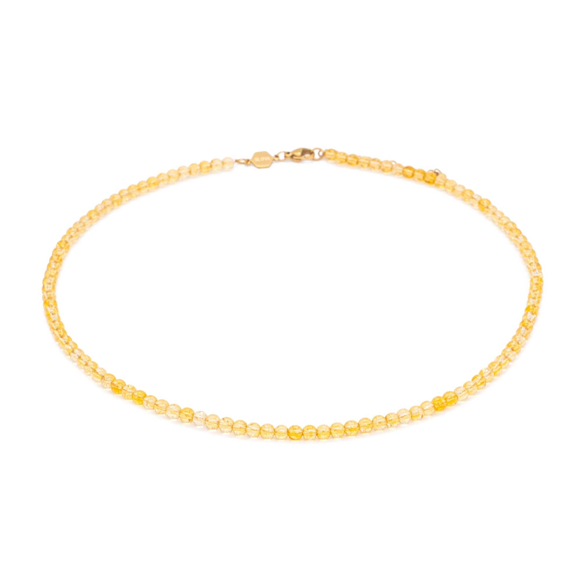 Collier Serena en pierres Citrine