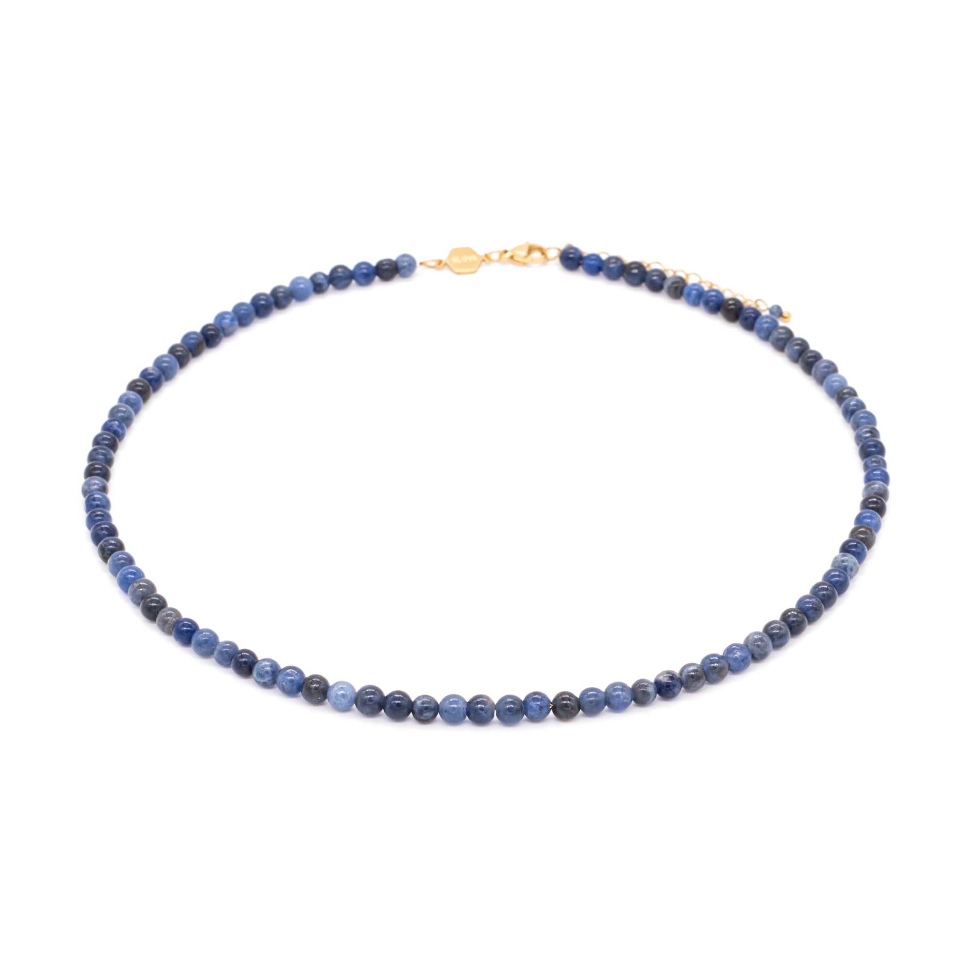 Collier Serena en pierres Sodalite
