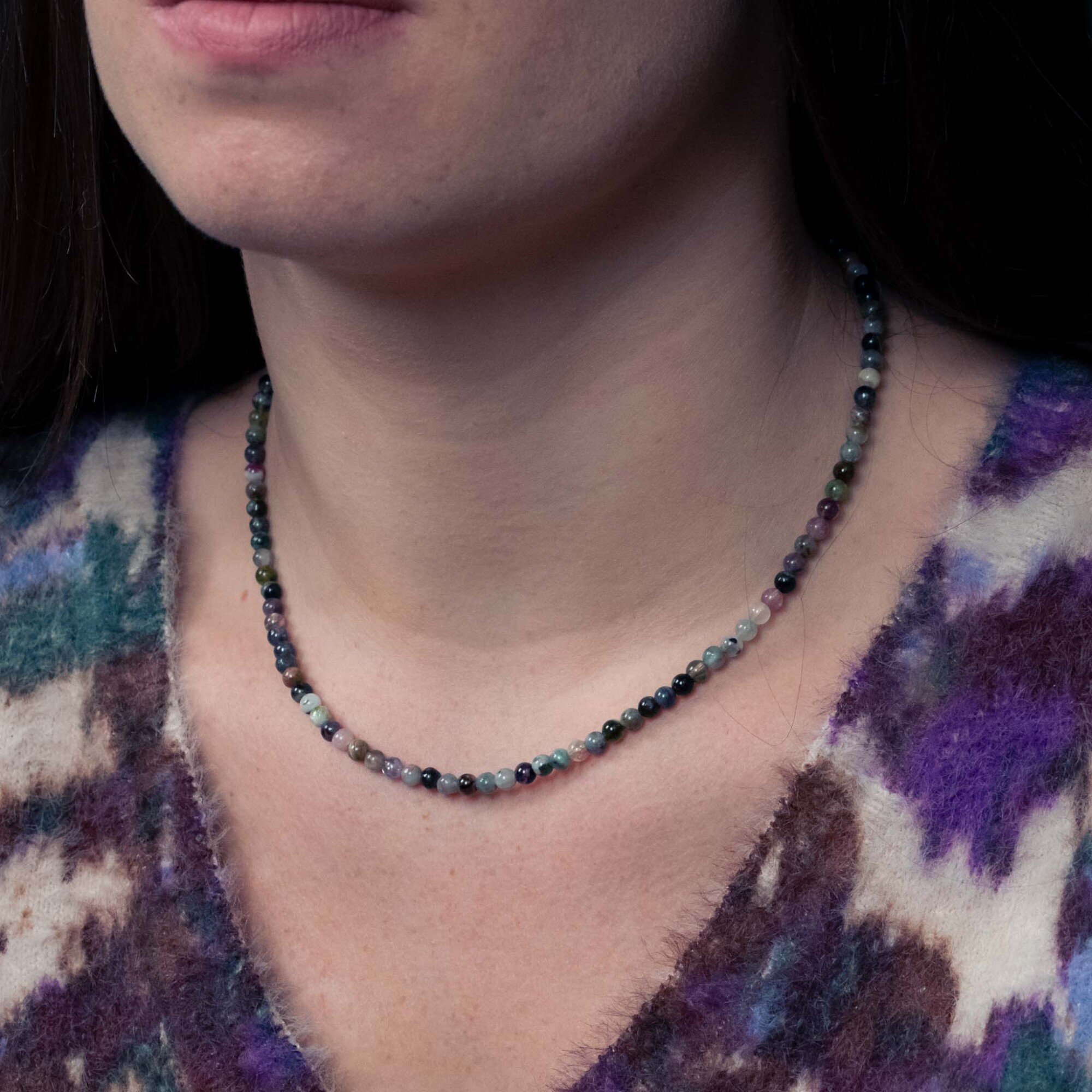 Collier Serena en pierres Tourmaline